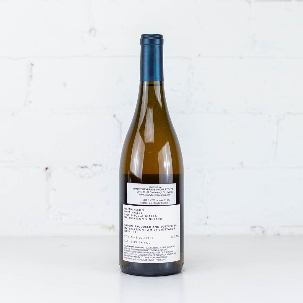 Matthiasson - Ribolla Gialla 2020 750ml