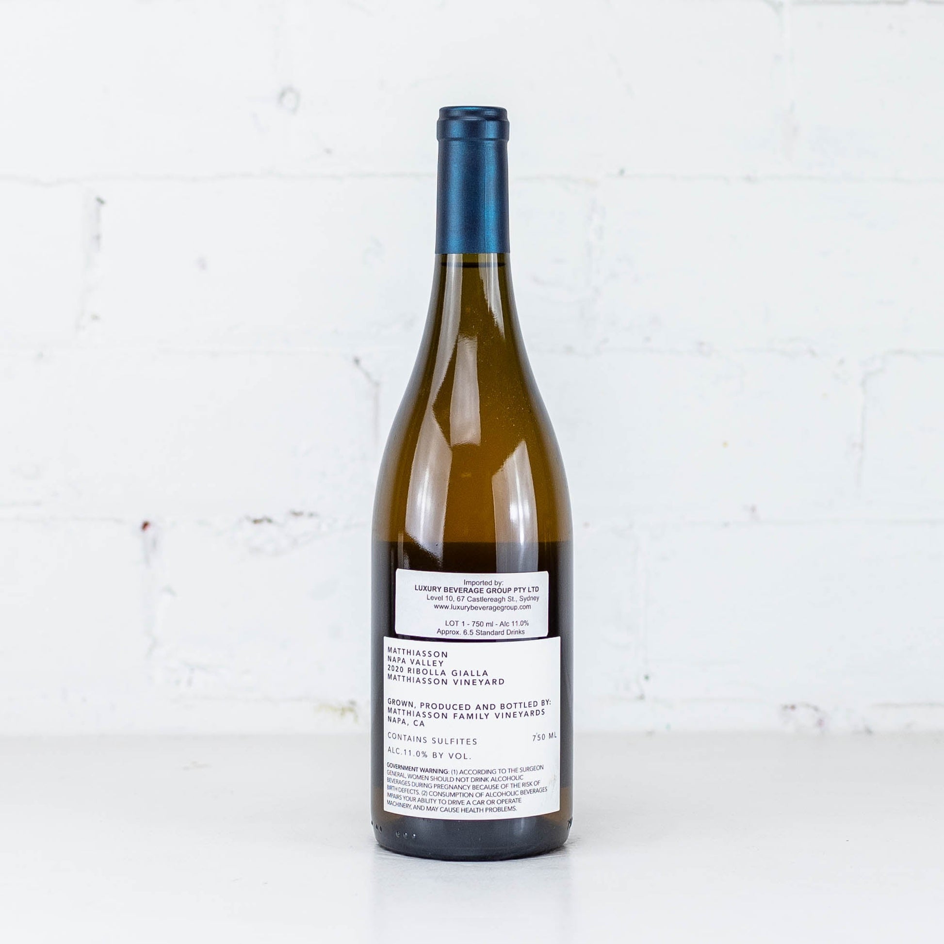 Matthiasson - Ribolla Gialla 2020 750ml