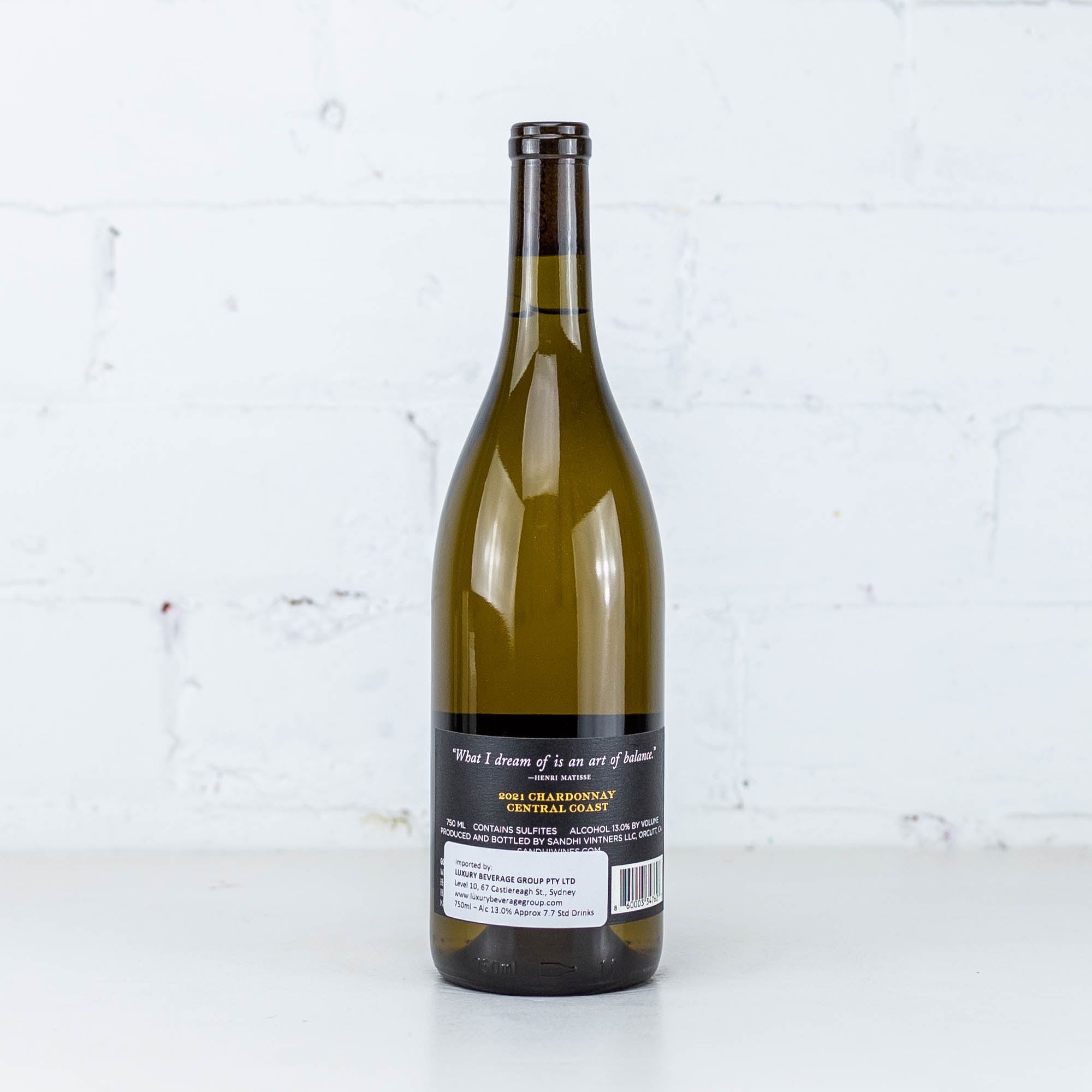 Sandhi - Central Coast Chardonnay 2021 750ml