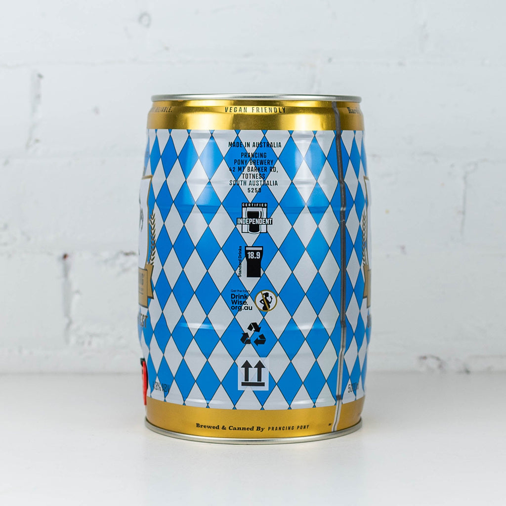 Prancing Pony - Helles Lager 5L Mini Keg