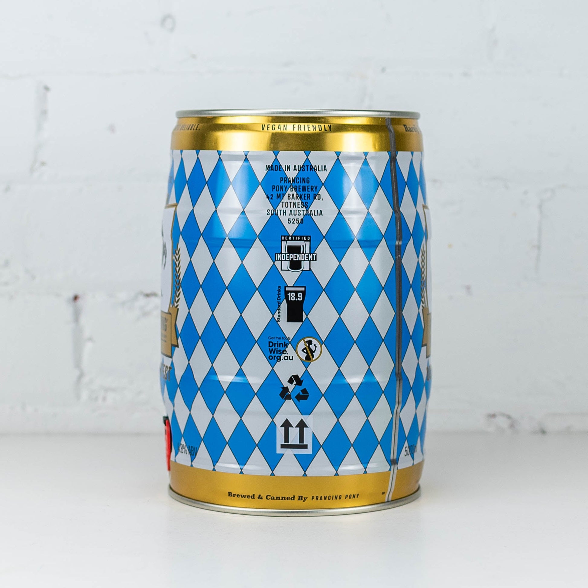 Prancing Pony - Helles Lager 5L Mini Keg