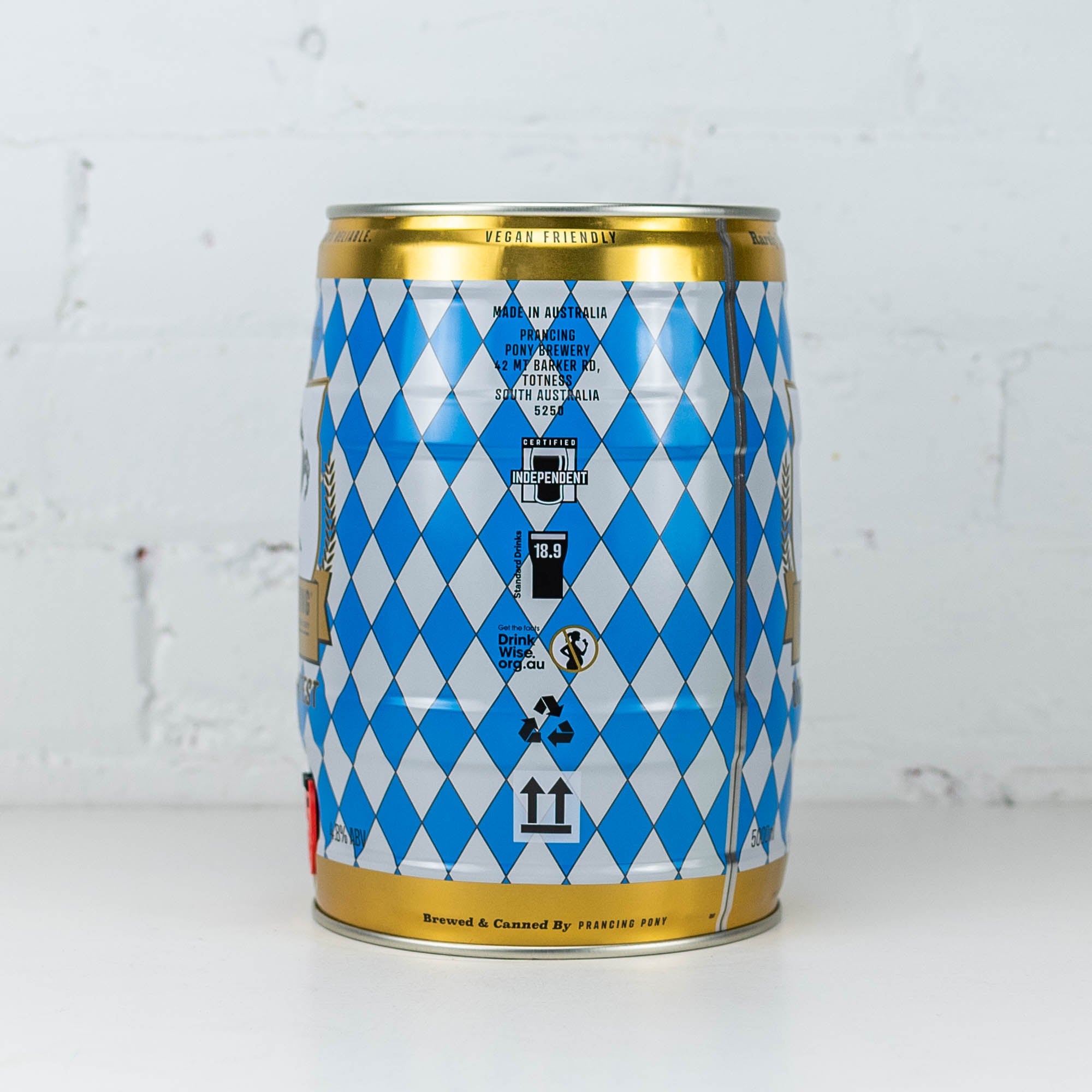 Prancing Pony - Helles Lager 5L Mini Keg