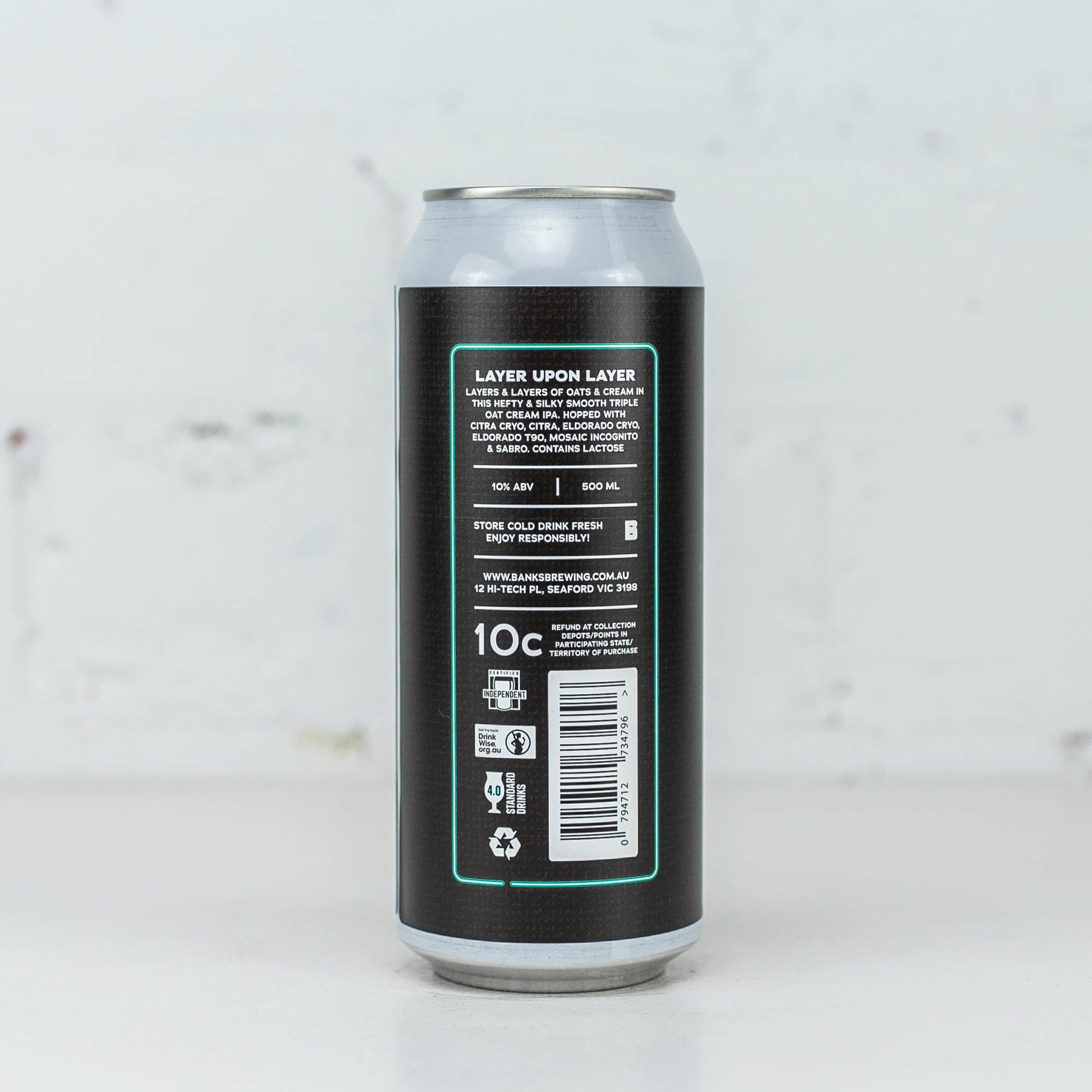 Banks - Layer Upon Layer Triple Oat Cream IPA