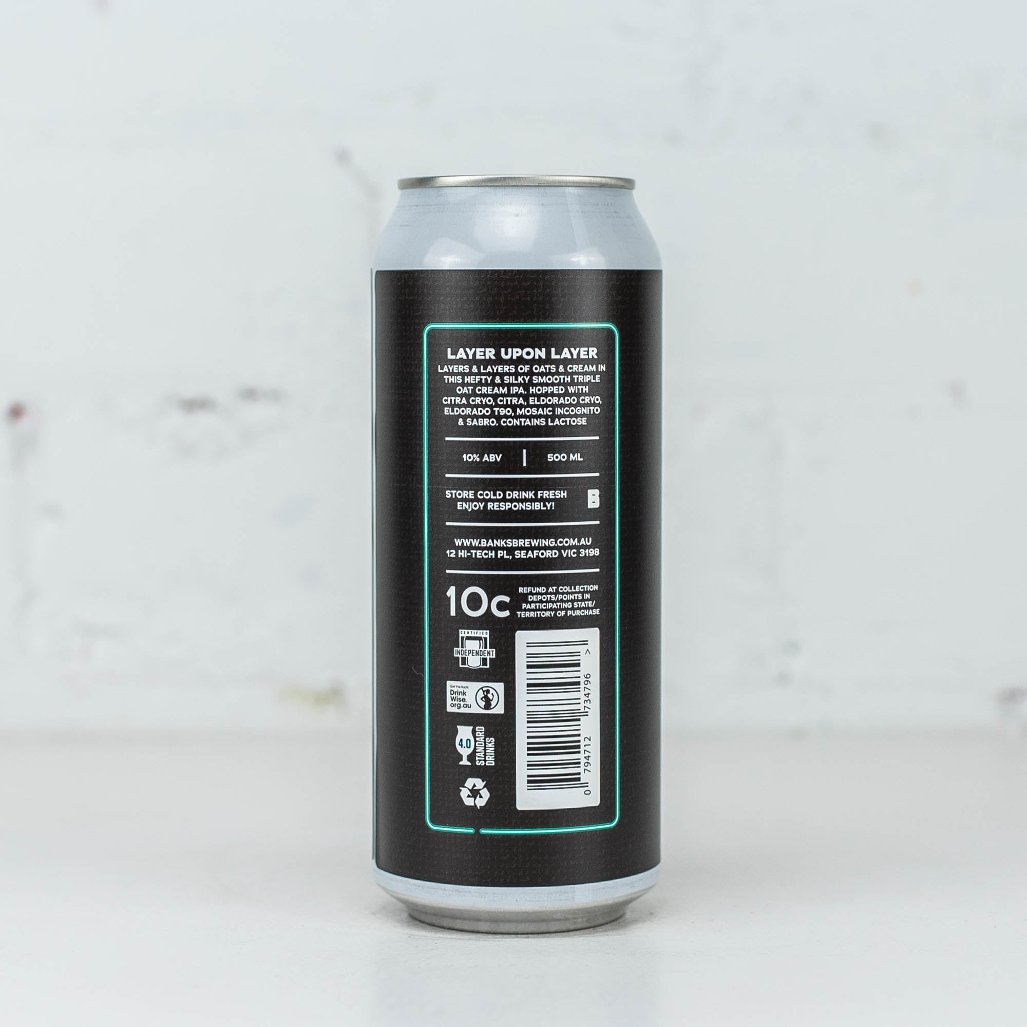 Banks - Layer Upon Layer Triple Oat Cream IPA