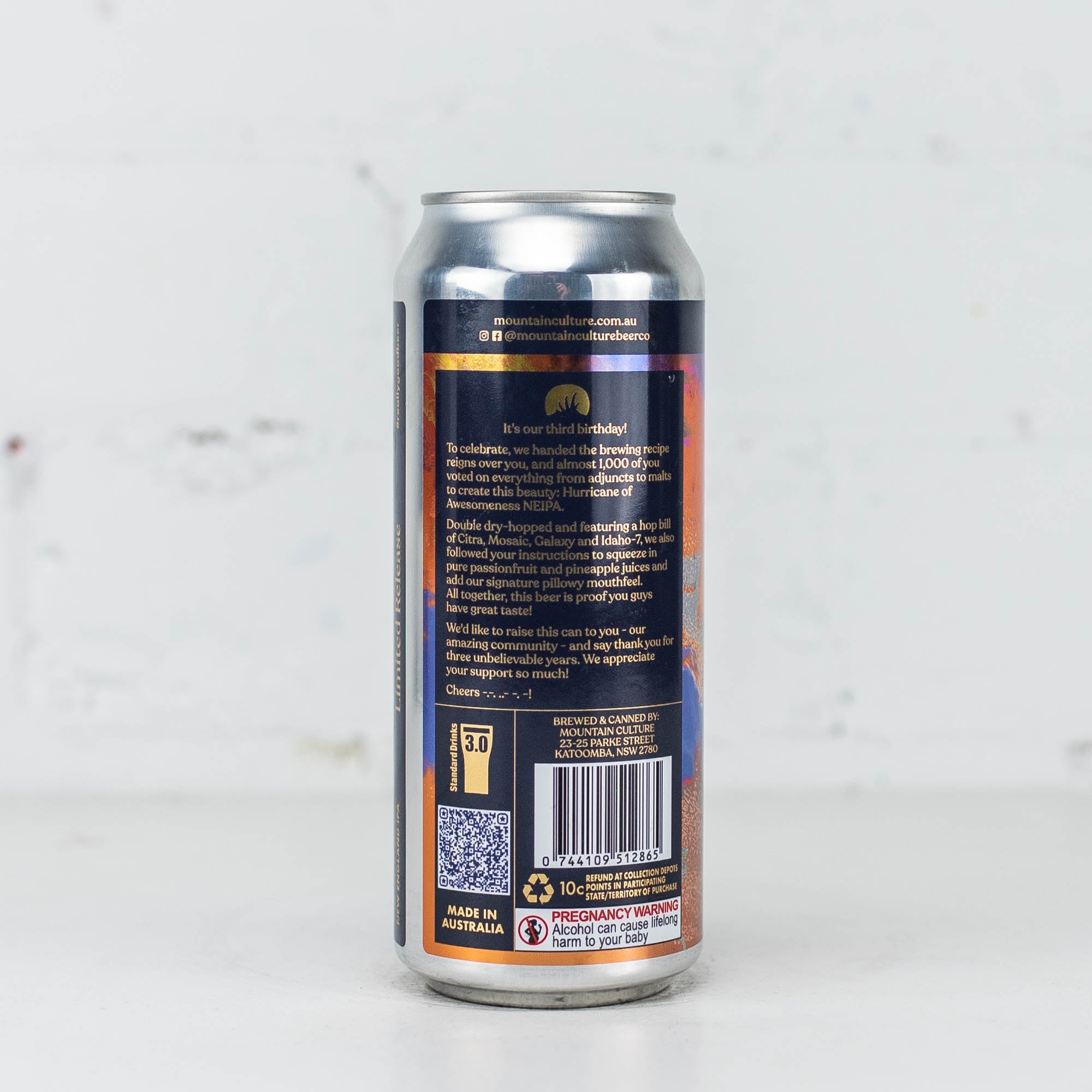 Mountain Culture - Hurricane of Awesomeness People's Choice NEIPA
