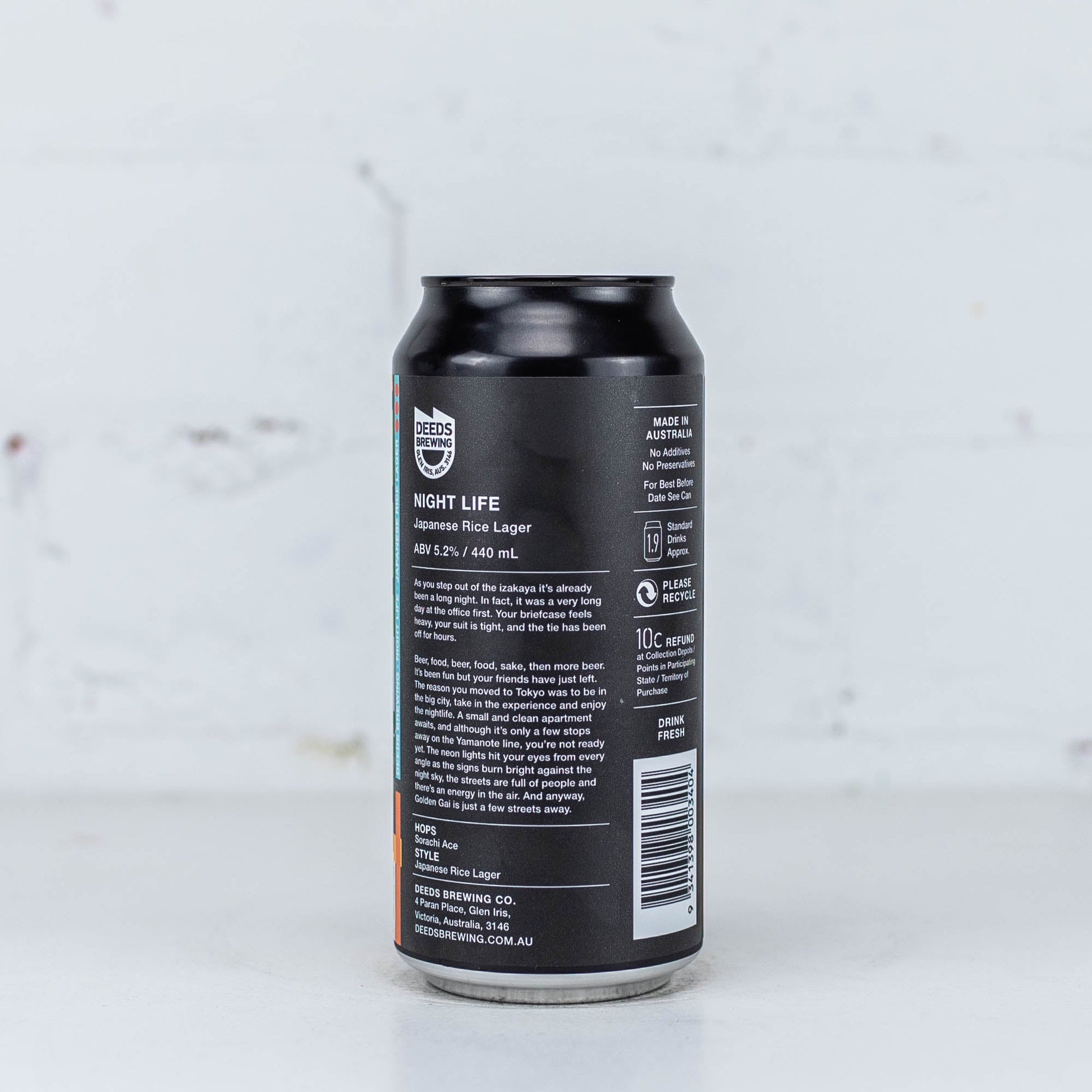 Deeds Night - Life Japanese Rice Lager