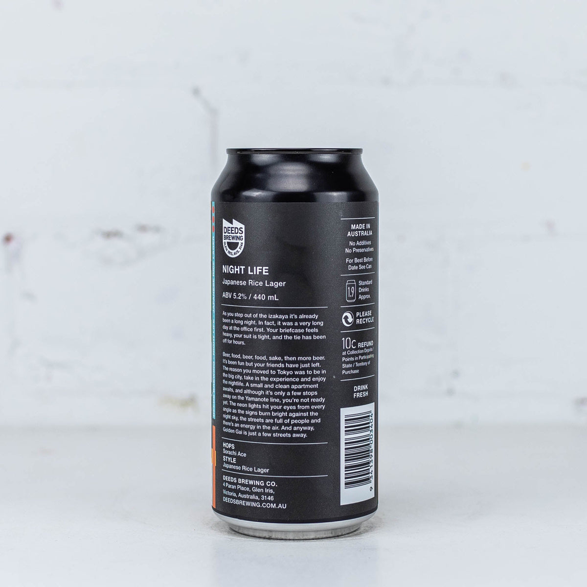 Deeds Night - Life Japanese Rice Lager