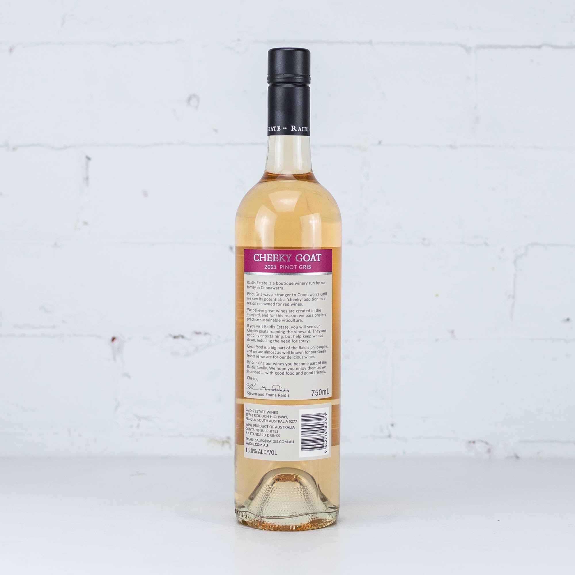 Cheeky Goat - Pinot Gris 2021 750ml