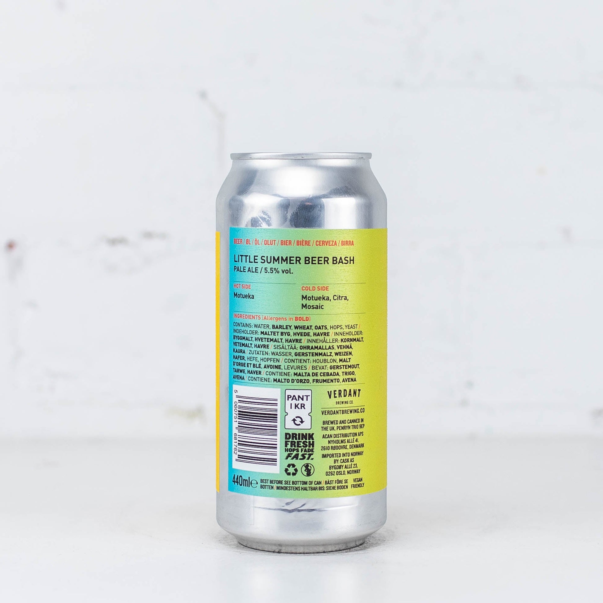 Verdant x Left Handed Giant x Deya 'LSBB Little Summer Beer Bash' Pale Ale