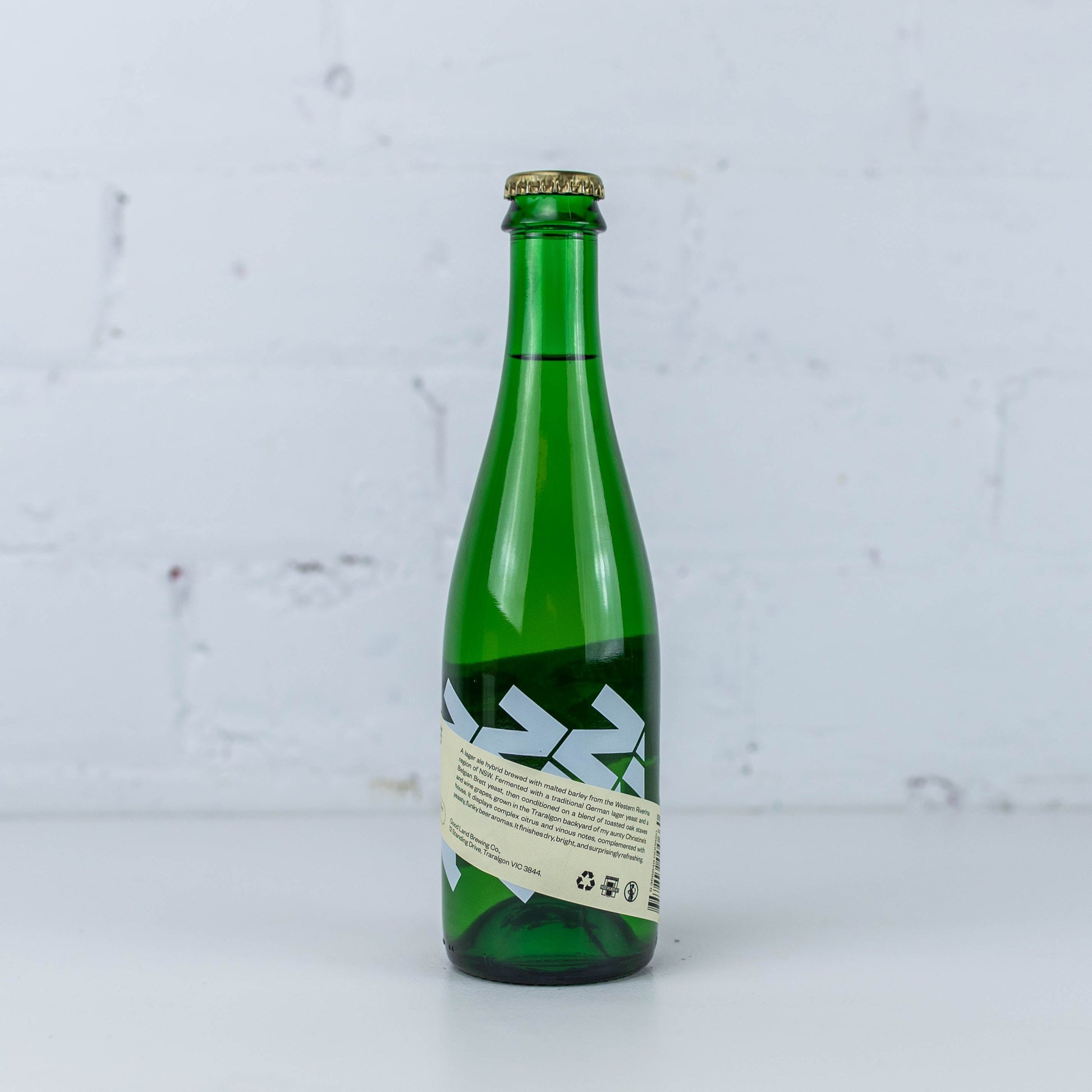 Good Land - Christine Oaked Brett lager with Grapes 375ml