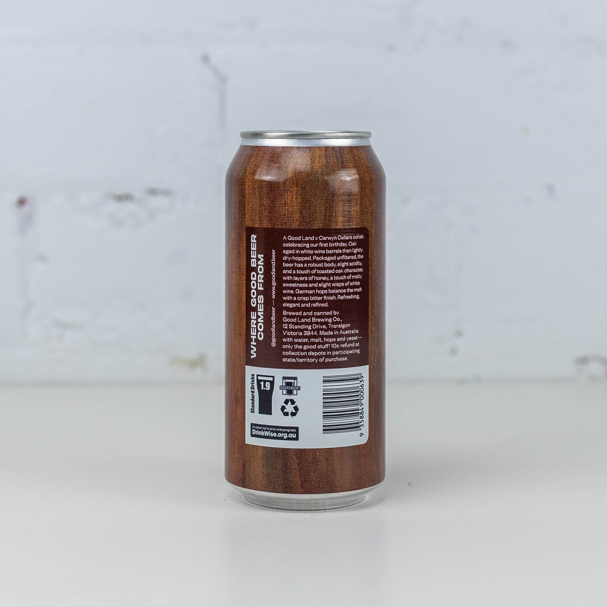 Good Land x Carwyn Cellars 'Ratskeller' Oak Aged Pilsner