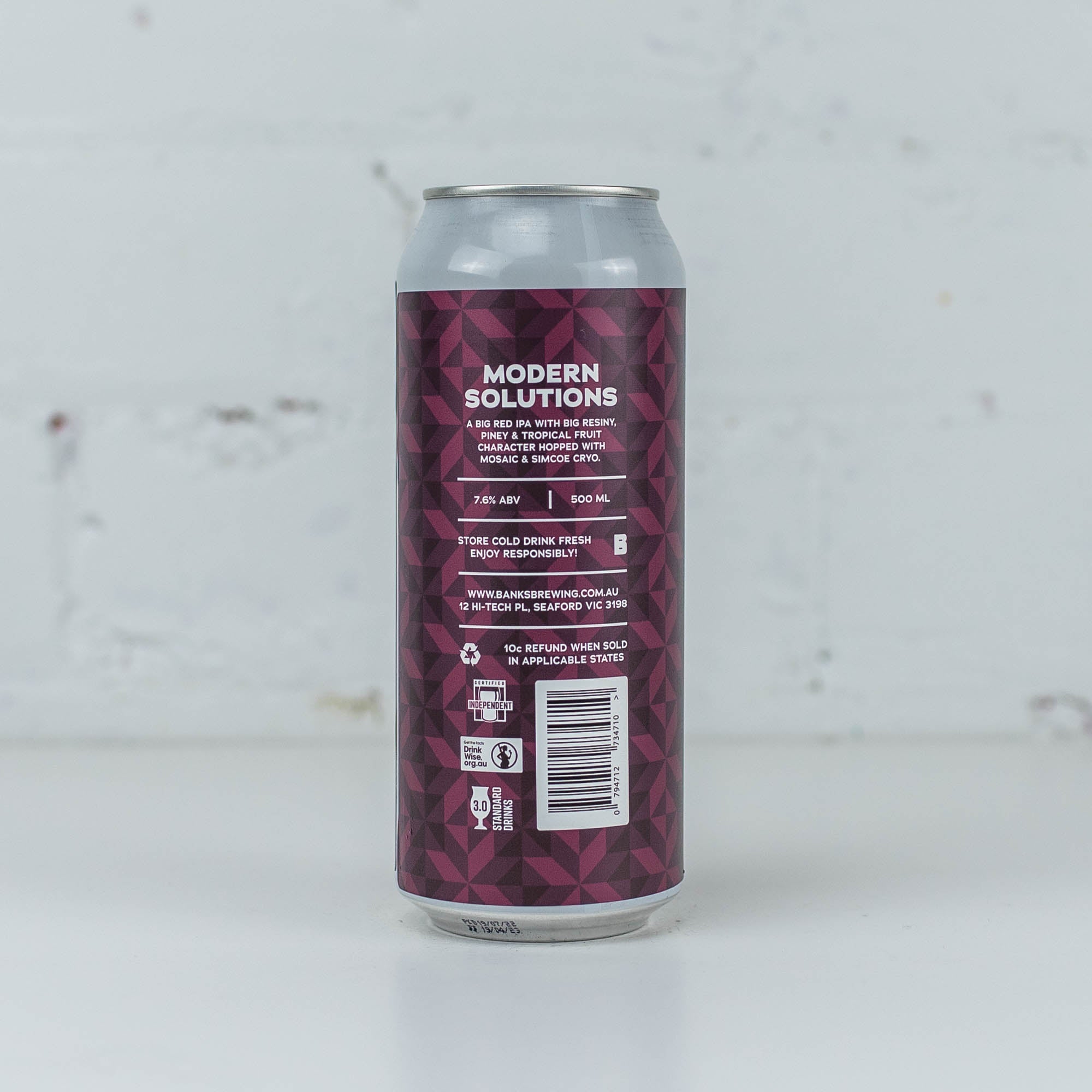 Banks - Modern Solutions Red IPA