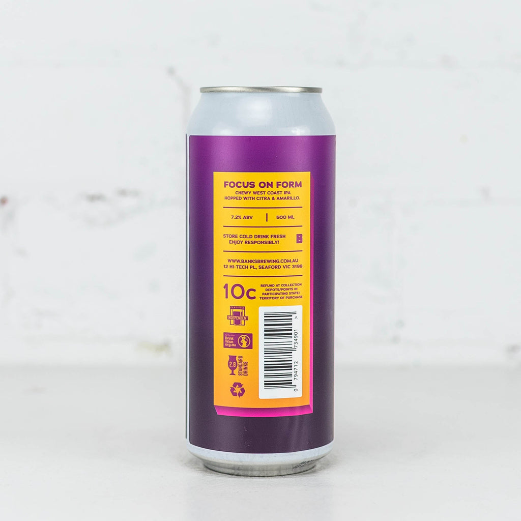 Banks - Focus on Form West Coast IPA