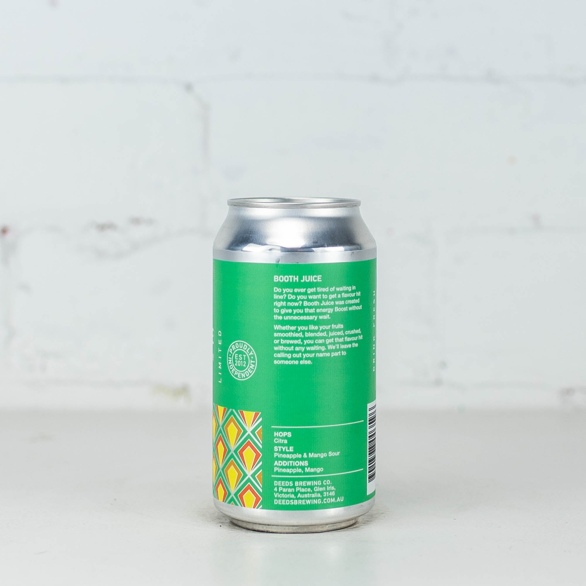 Deeds - Booth Juice Pineapple & Mango Sour