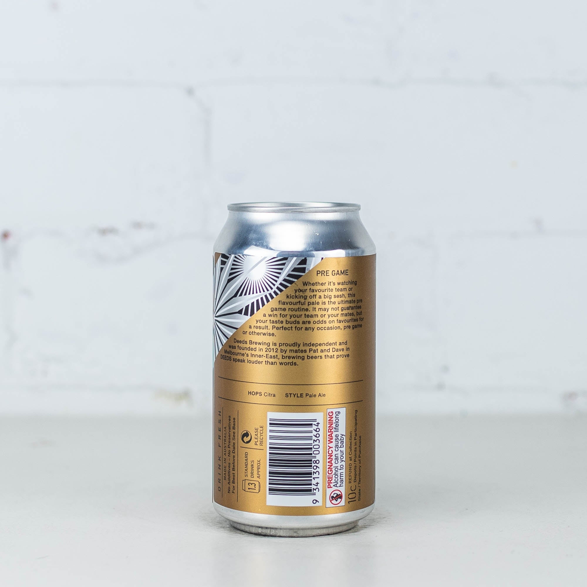 Deeds - Pre Game Pale Ale