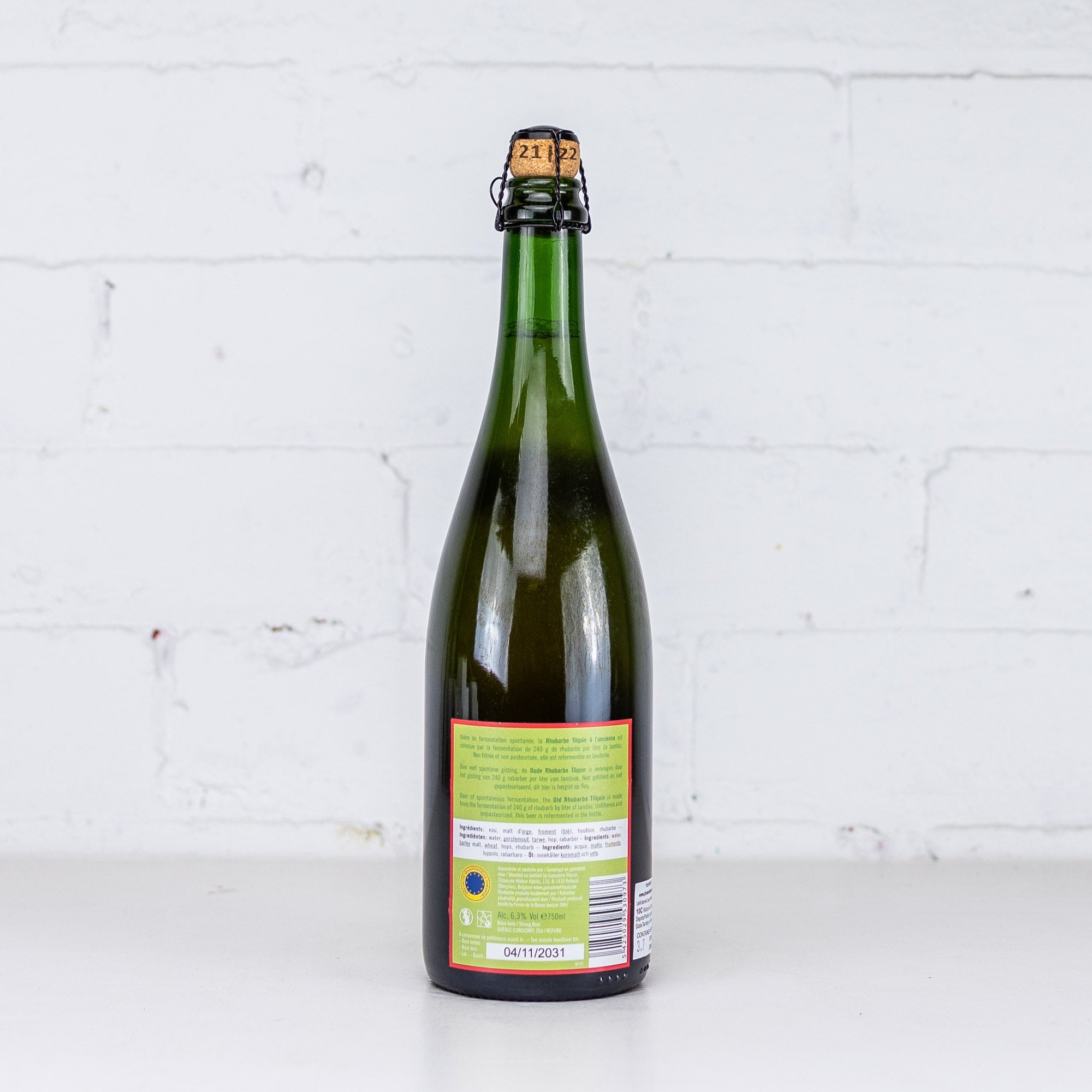 Tilquin - Oude Rhubarbe Tilquin à l'Ancienne 750ml