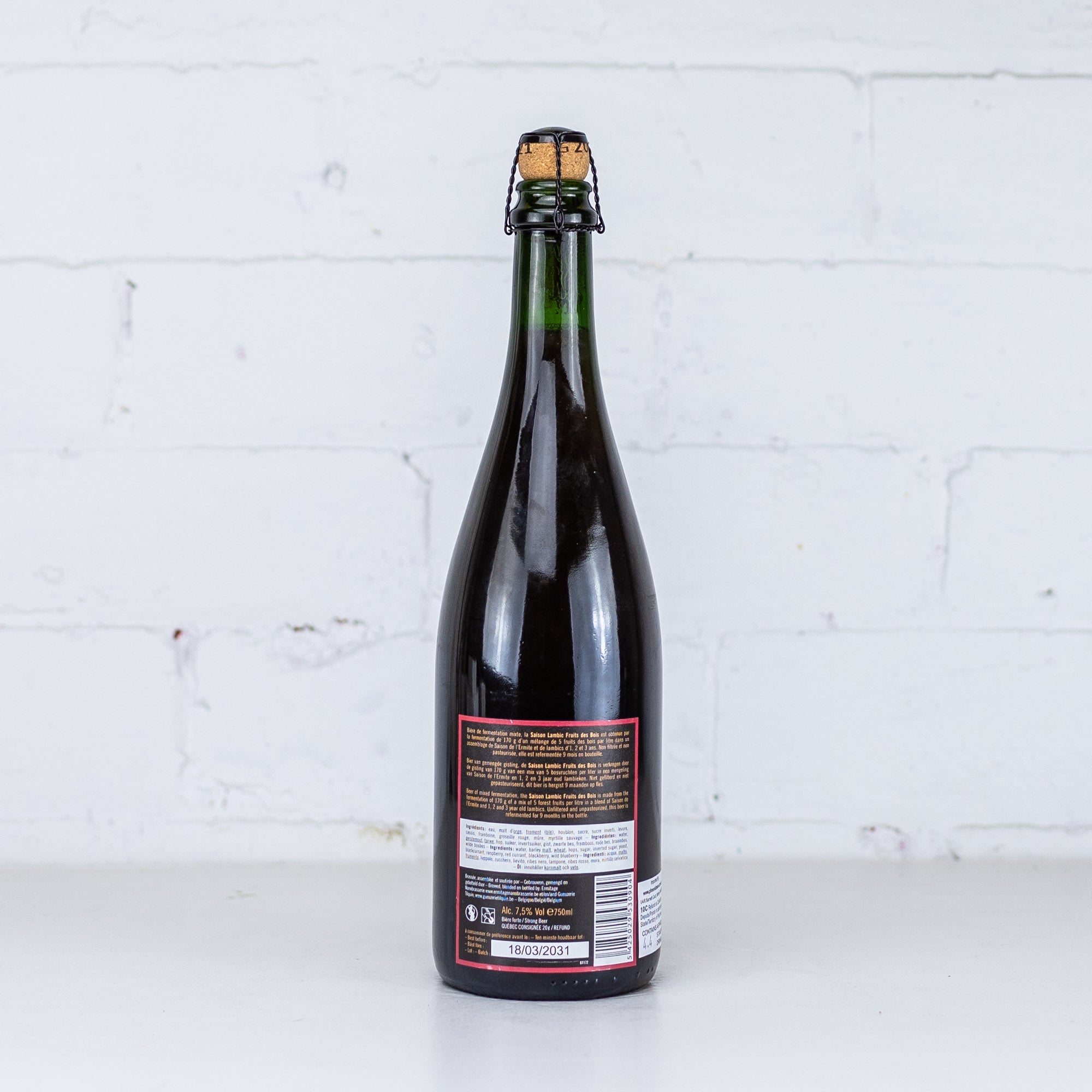 Tilquin - Saison Lambic Fruits Des Bois Sour 750ml