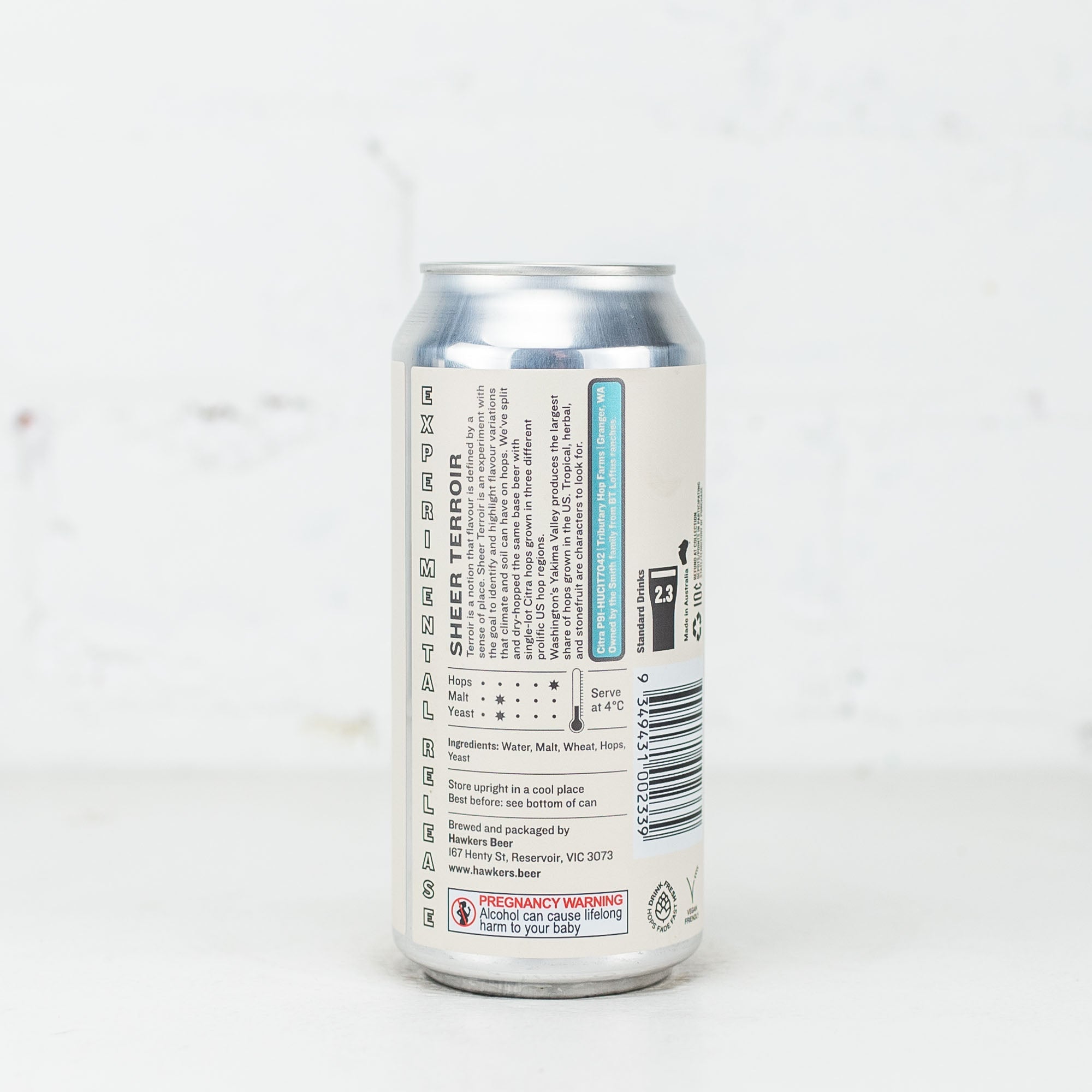 Hawkers - Sheer Terroir Single Farm Citra West Coast IPA Yakima Valley