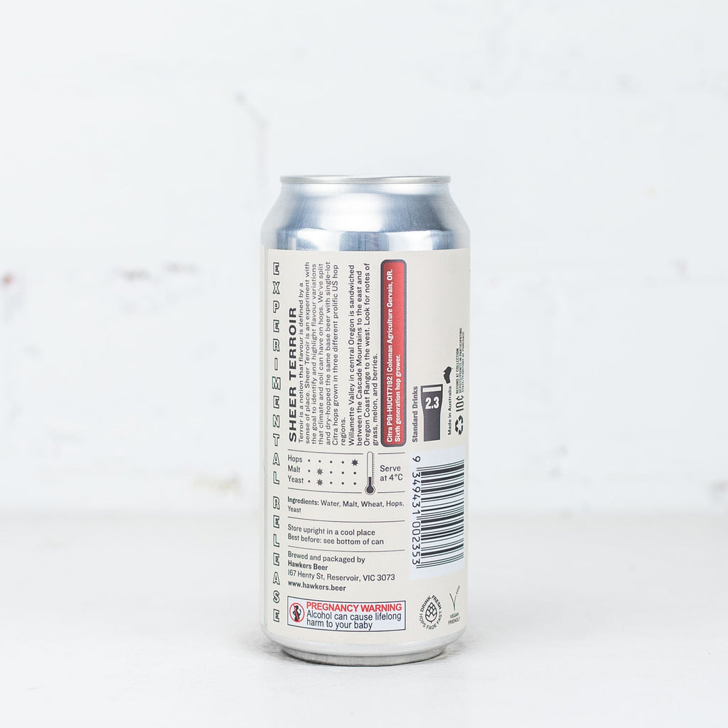 Hawkers - Sheer Terroir Single Farm Citra West Coast IPA Willamette Valley