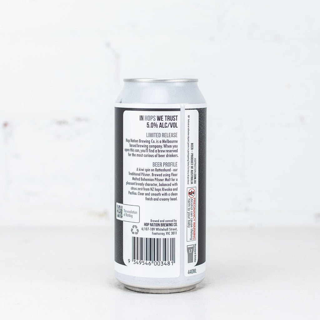 Hop Nation x Garage Project - Pig Dog NZ Pilsner