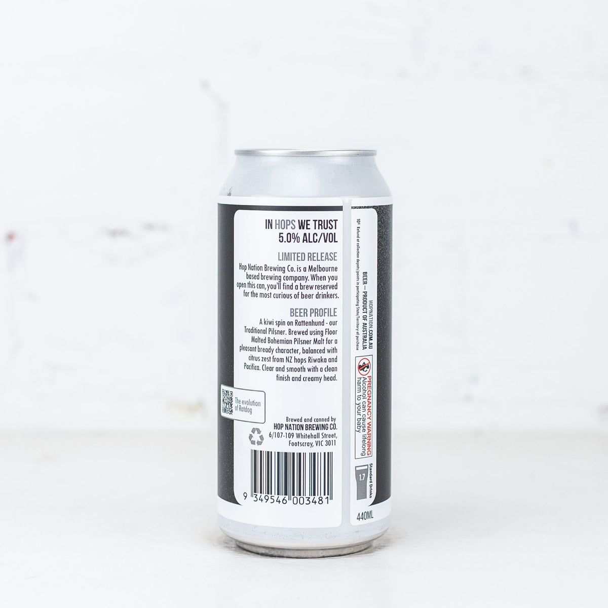Hop Nation x Garage Project - Pig Dog NZ Pilsner