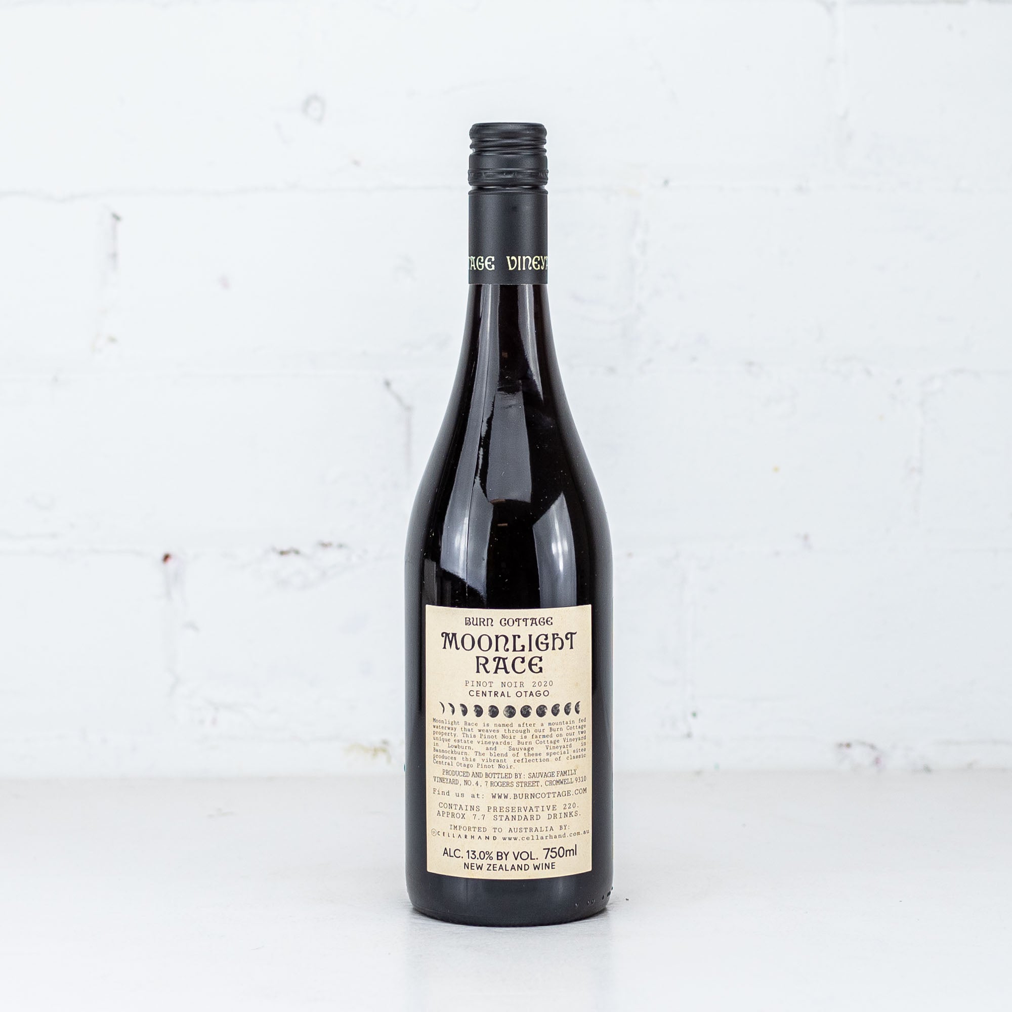 Burn Cottage - Moonlight Race Pinot Noir 2020 750ml