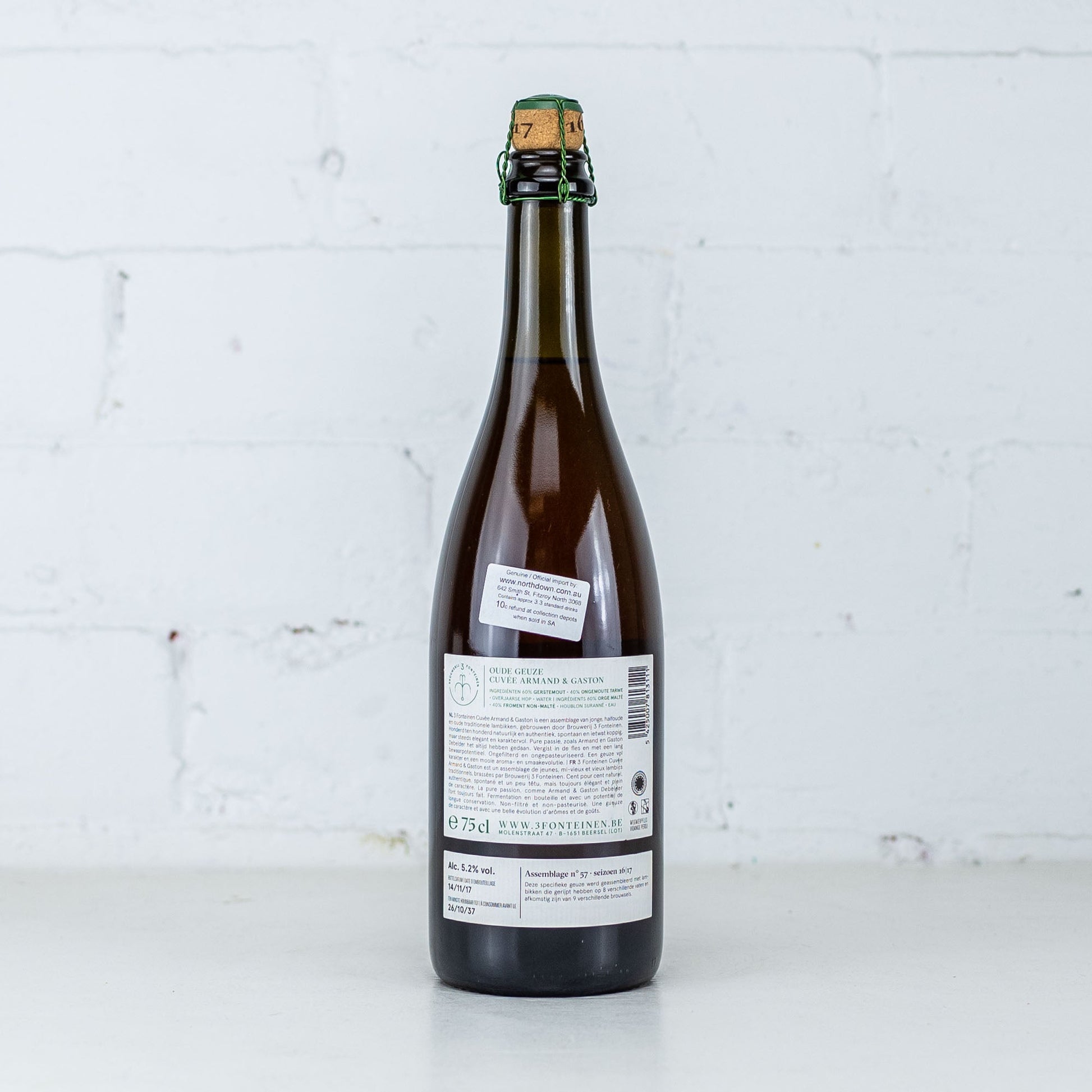 3 Fonteinen - Oude Geuze Cuvee Armand & Gaston 16/17 No57 750ml