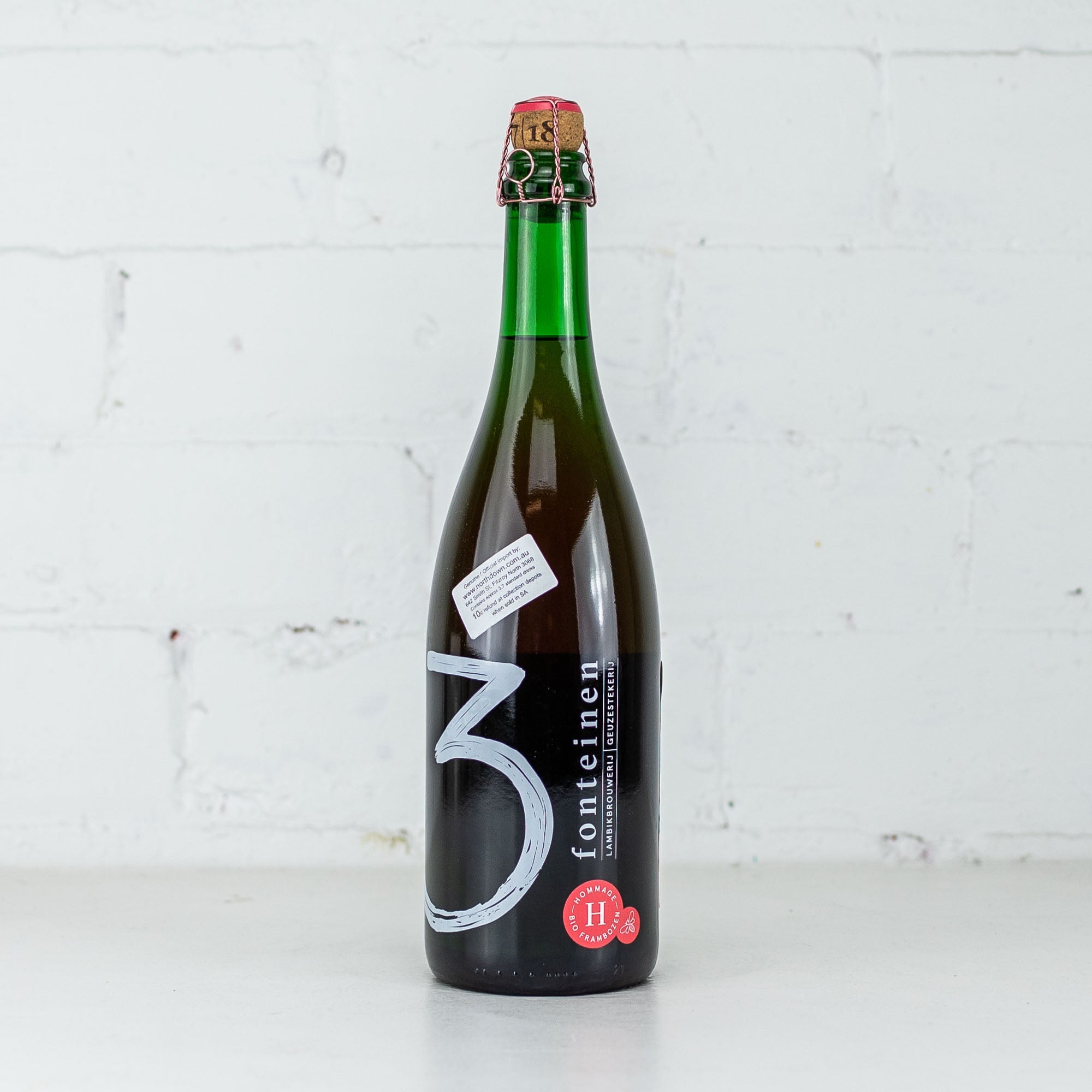 3 Fonteinen - Hommage Bio Frambozen Honing 17/18 No60 750ml