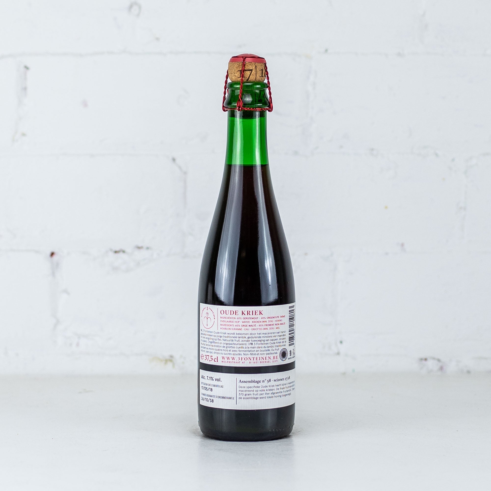 3 Fonteinen - Oude Kriek Honing 17/18 No58 375ml