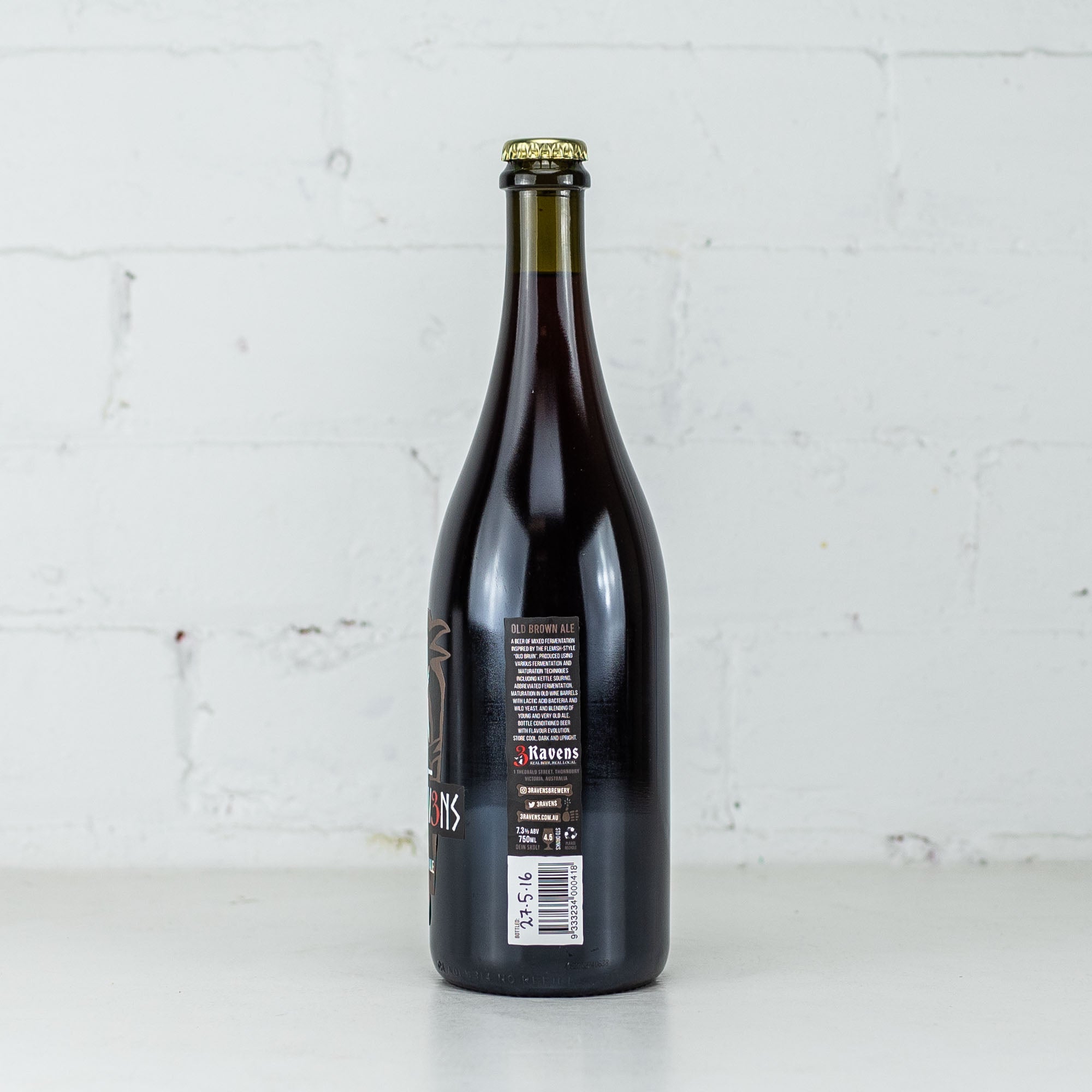 3 Ravens - Wild Raven Old Brown 750mL