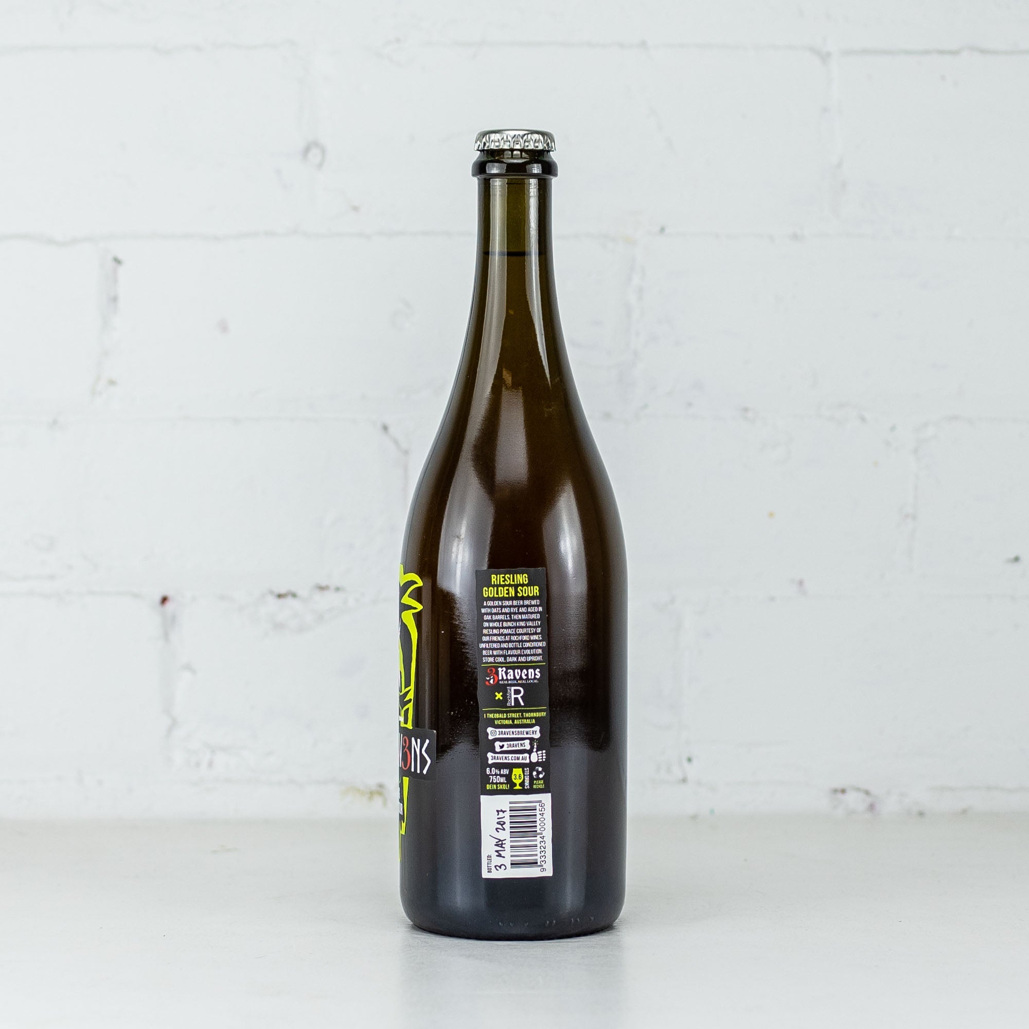 3 Ravens - Wild Ravens Riesling Golden Sour 750ml