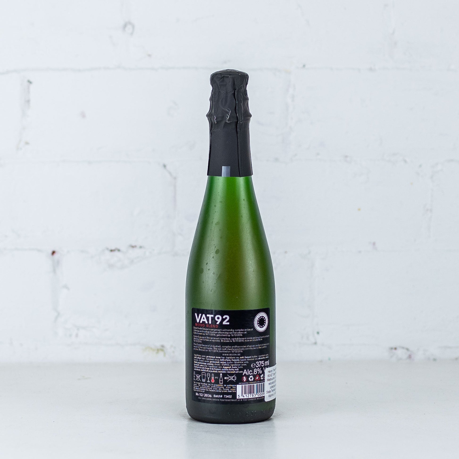 Boon - VAT 92 Monoblend 375ml