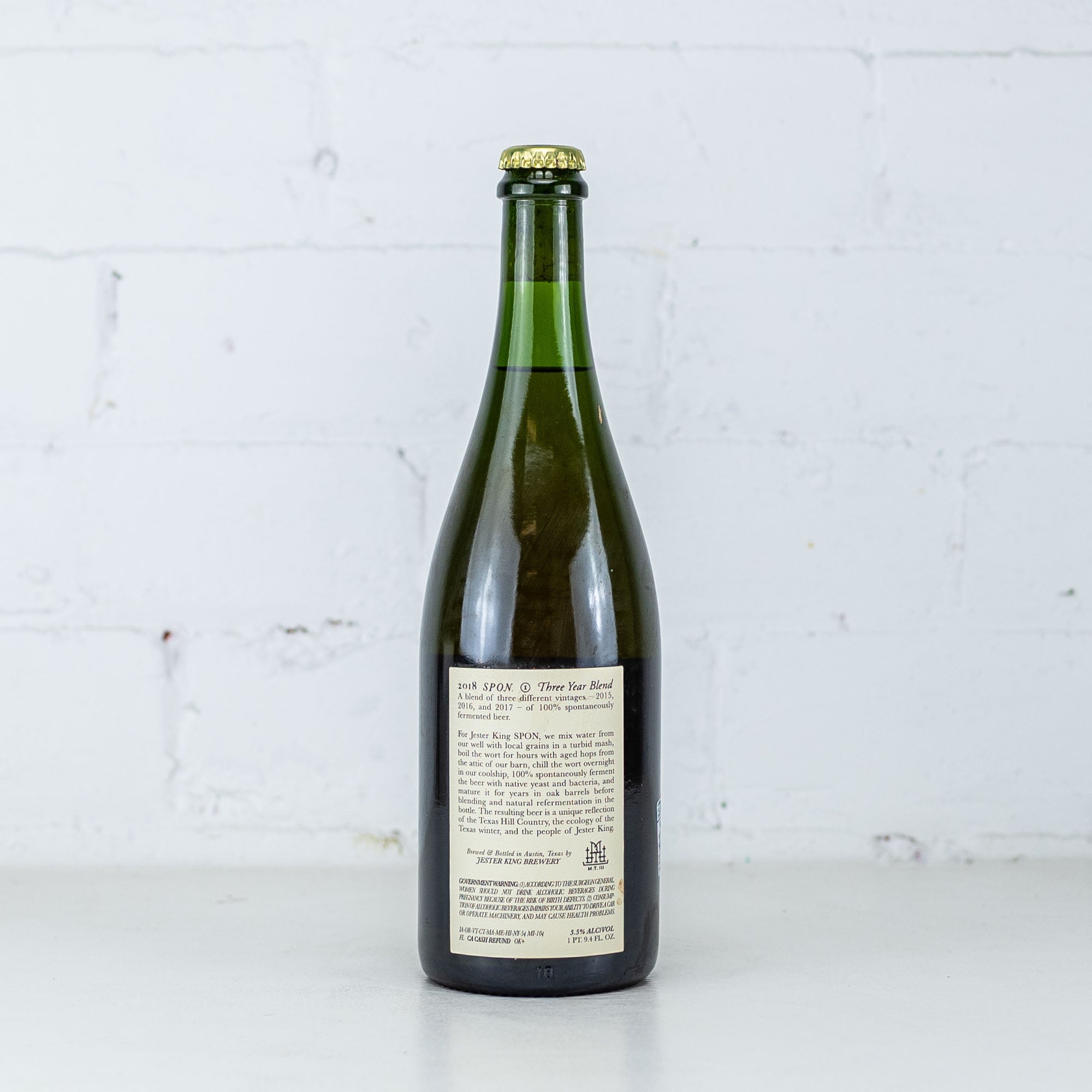 Jester King - Spon #1 Three Year Blend 2018 750ml