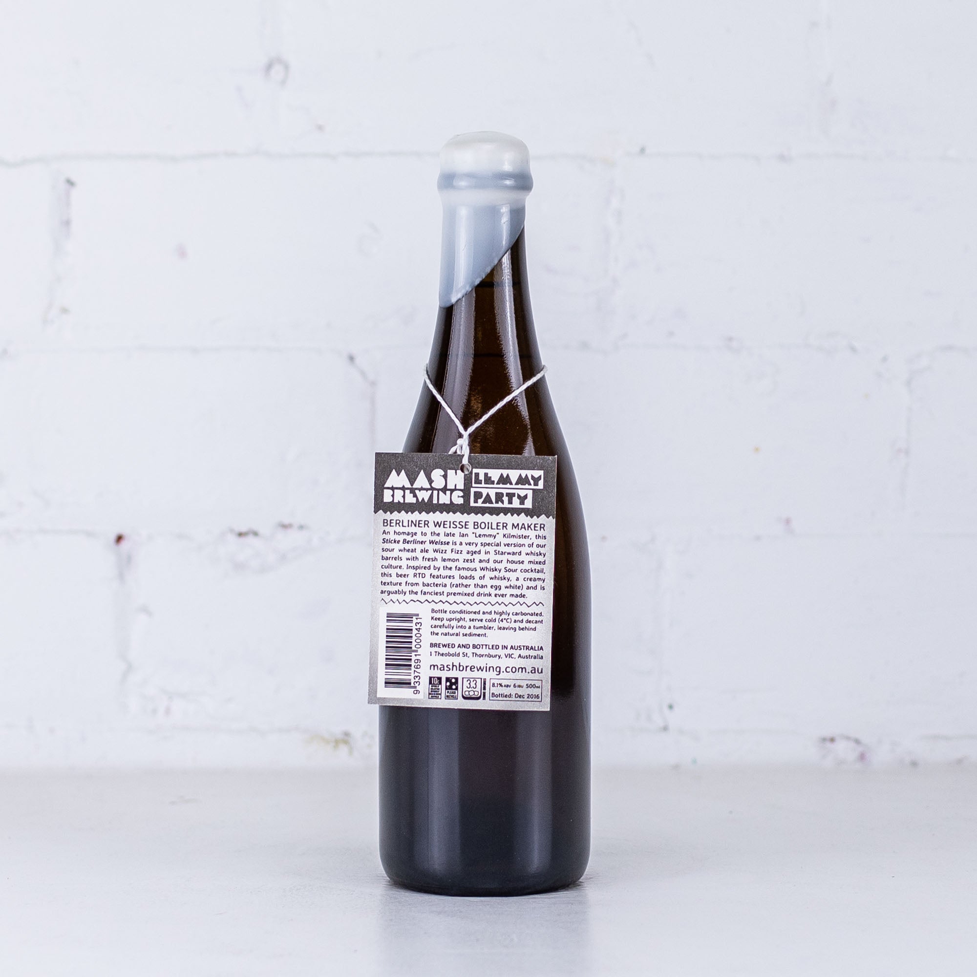 Mash Brewing - Lemmy Party Berliner Weisse 500mL