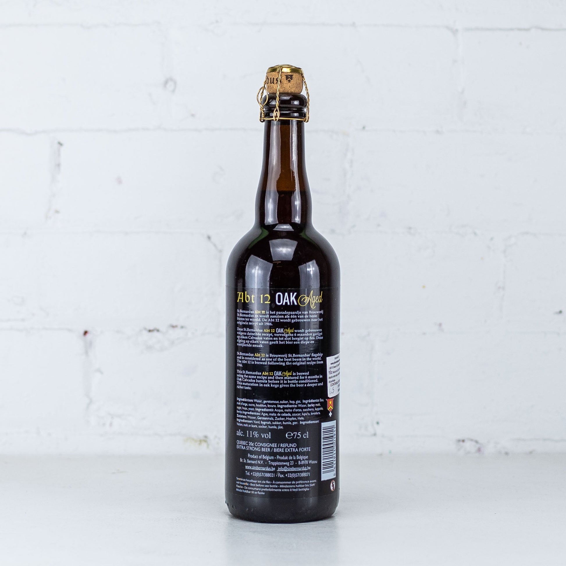 St Bernardus - Abt 12 Calvados Oak Aged 750ml