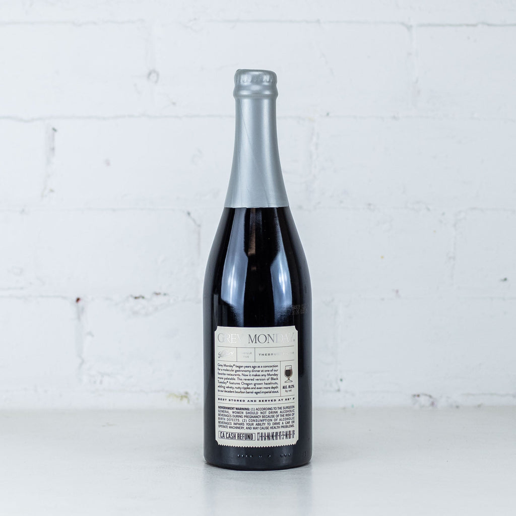 The Bruery - Grey Monday 2019 BBA Imperial Stout 750ml