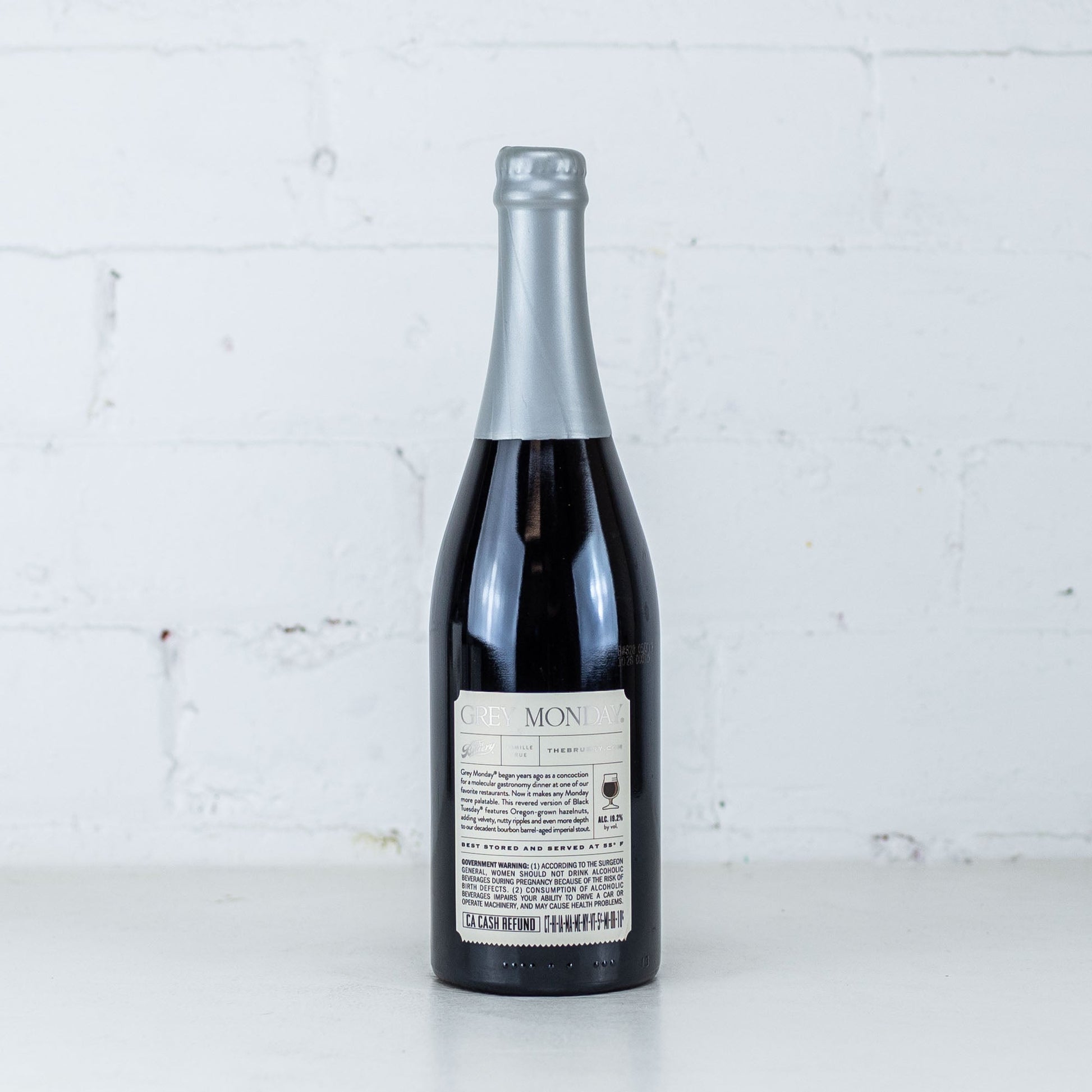 The Bruery - Grey Monday 2019 BBA Imperial Stout 750ml