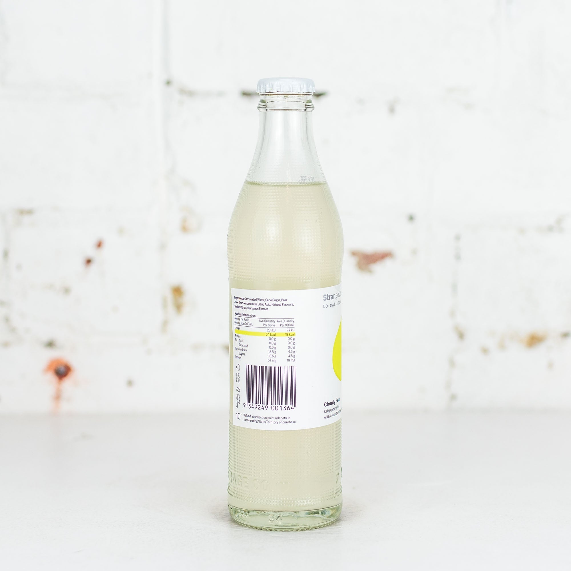 Strangelove - Cloudy Pear Lo Cal Soda
