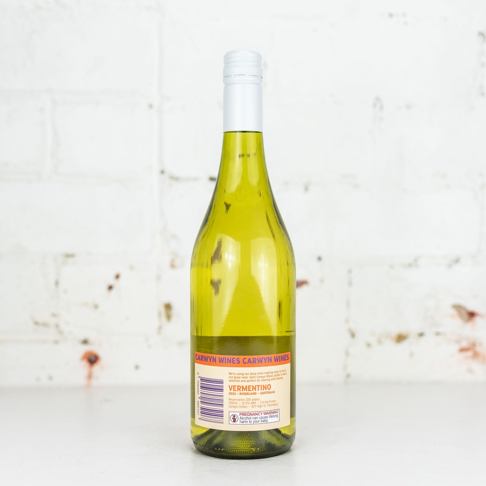Carwyn Wines - Vermentino 2022 750ml