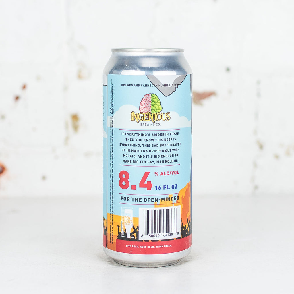 Ingenious - Bigger in Texas Hazy DIPA