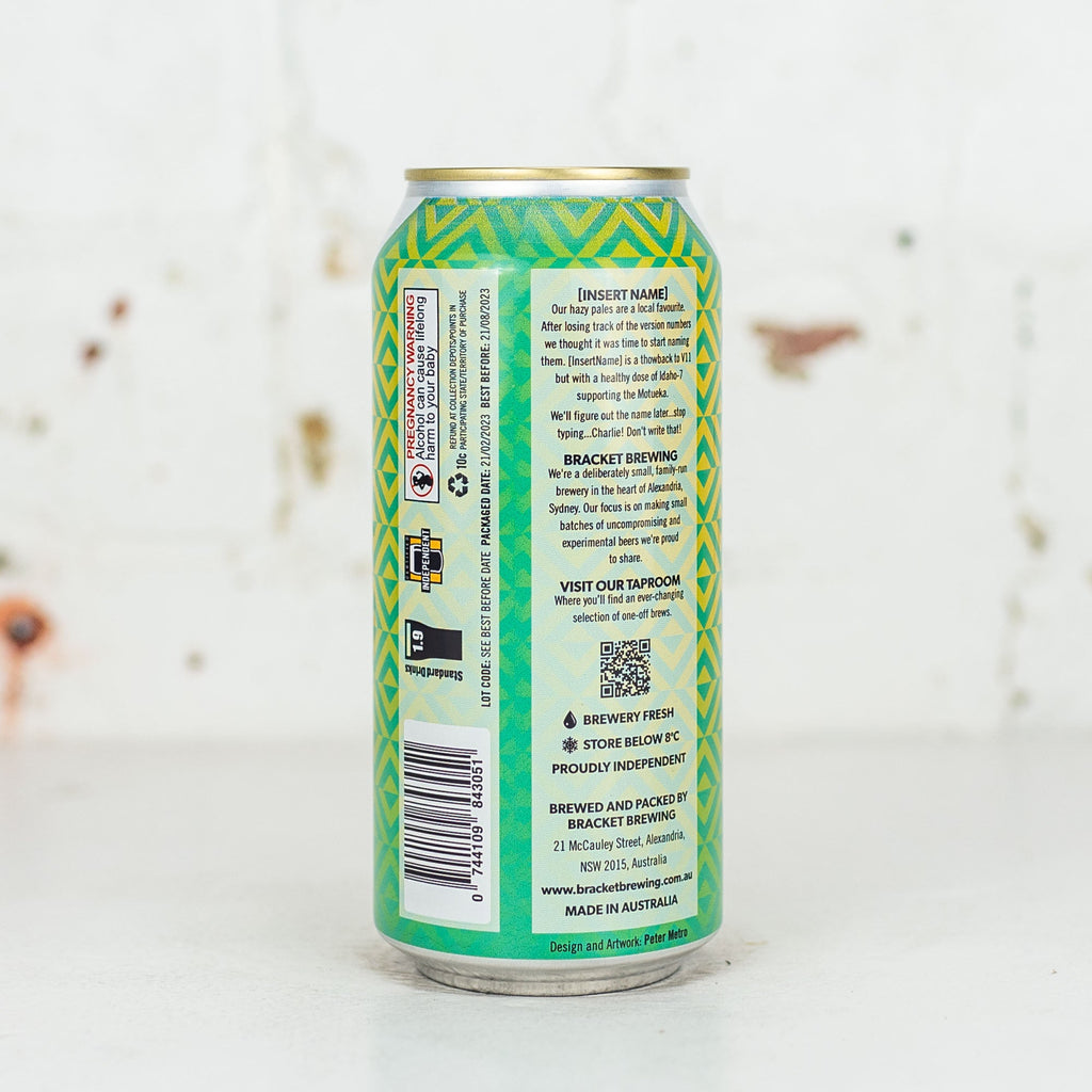 Bracket - [Insert Name] DDH Pale