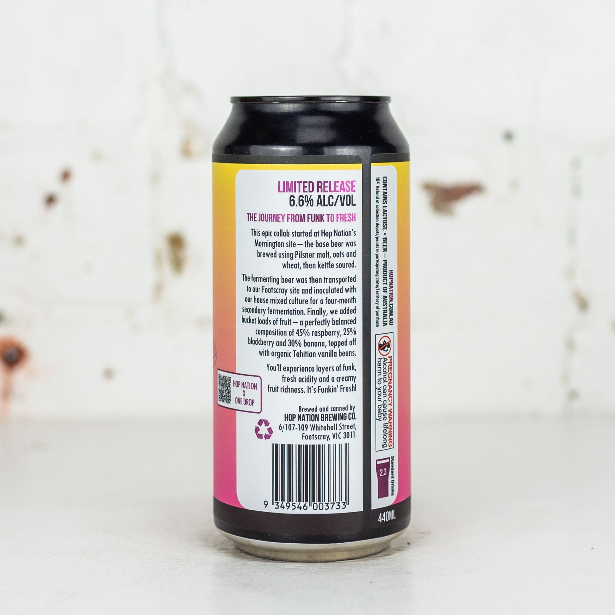 Hop Nation x One Drop 'Funkin Fresh' Smoothie Sour
