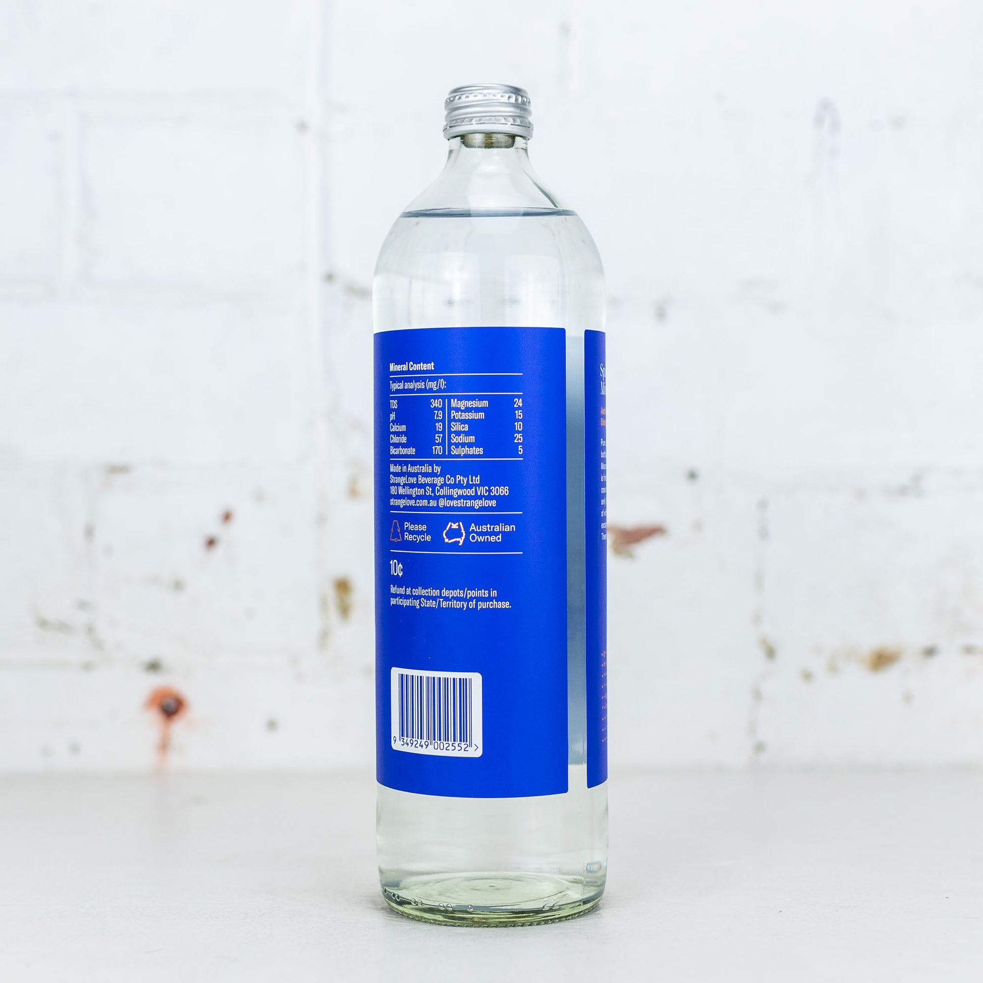 Strangelove - Sparkling Mineral Water 750ml