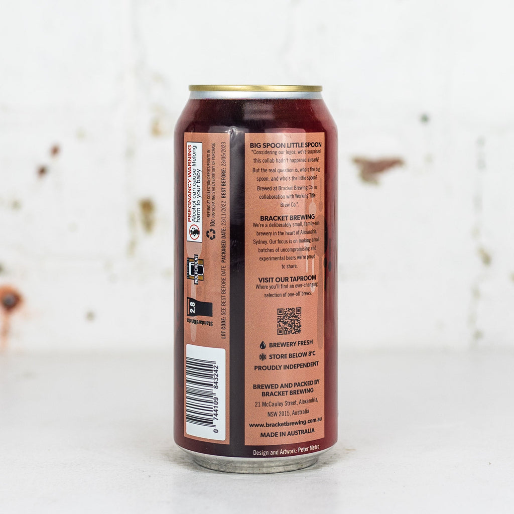 Bracket x Working Title 'Big Spoon Little Spoon' Double Red IPA