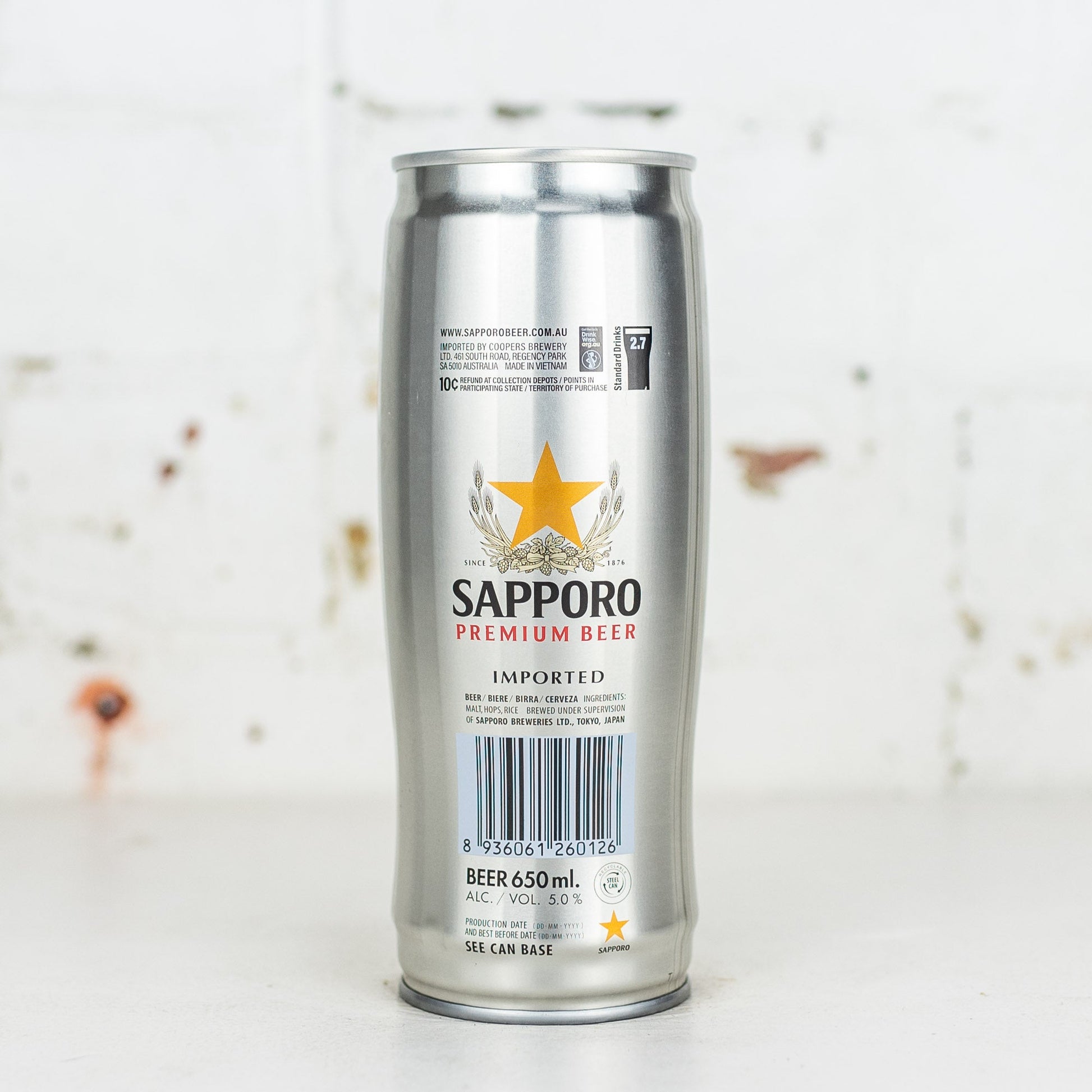 Sapporo - Premium Lager 650ml