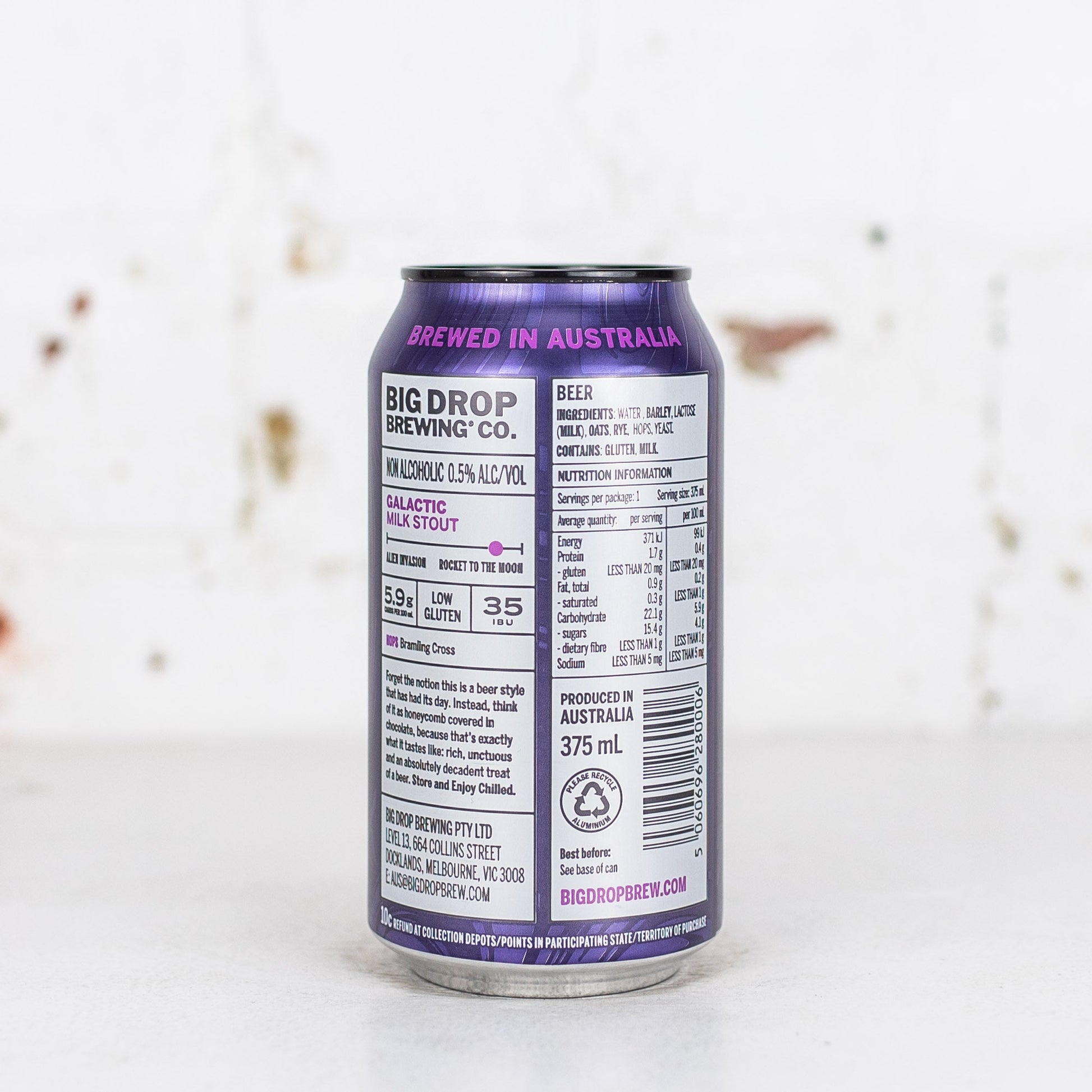 Big Drop - Galactic Milk Stout Non Alc