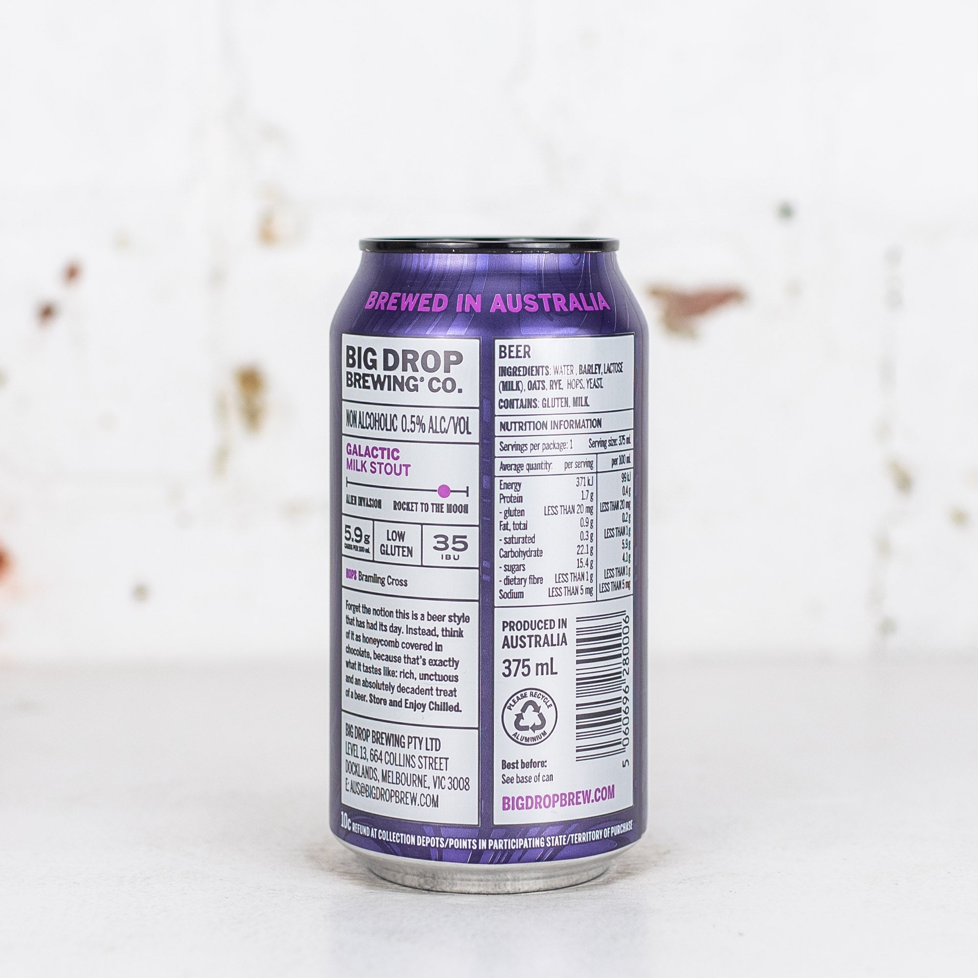 Big Drop - Galactic Milk Stout Non Alc
