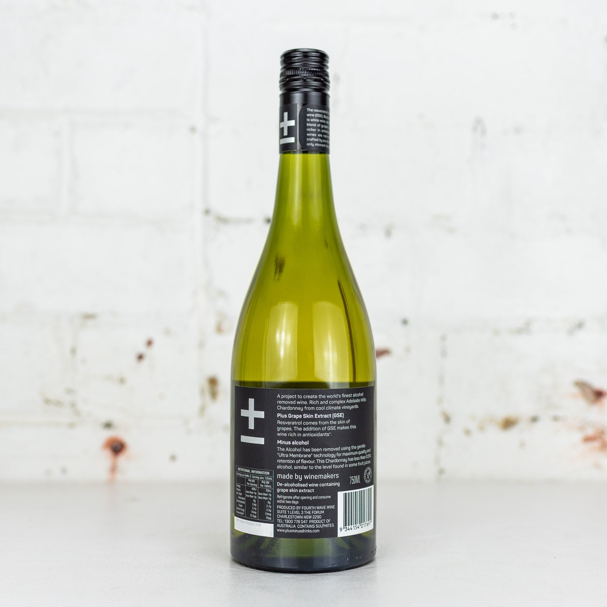 Plus & Minus - Black Label Chardonnay 750ml
