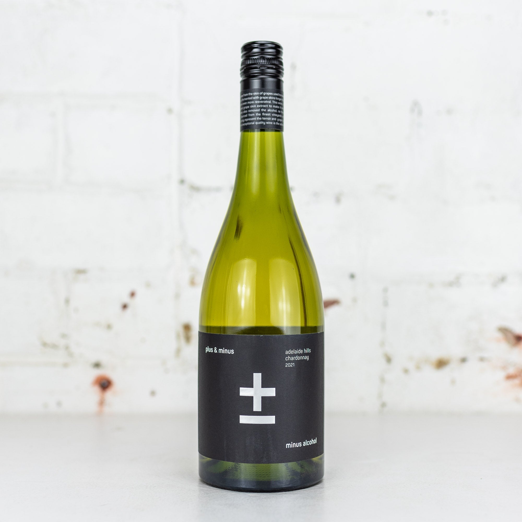 Plus & Minus - Black Label Chardonnay 750ml
