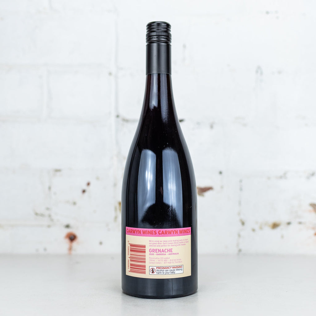 Carwyn Wines - Grenache 2020 750ml